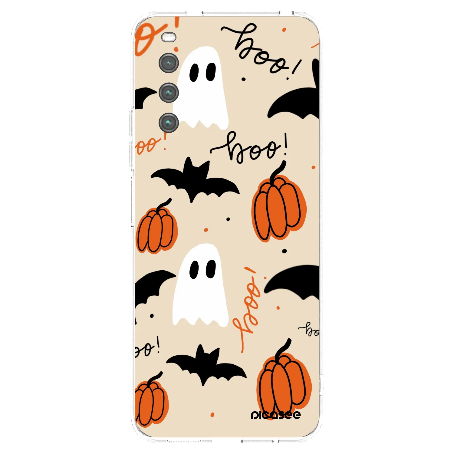 Picasee Sony Xperia 10 IV 5G Hülle - Transparentes Silikon - Halloween 26