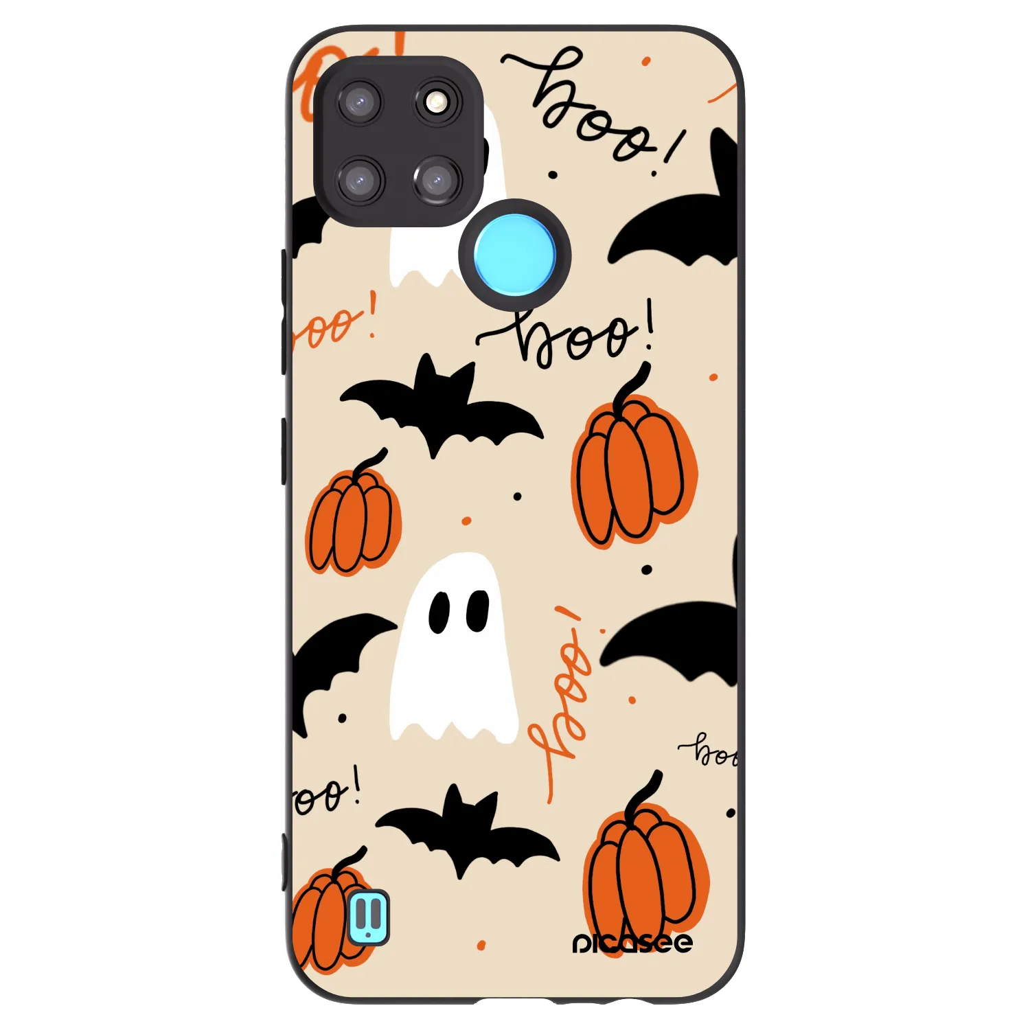 Picasee Realme C21Y Hülle - Schwarzes Silikon - Halloween 26