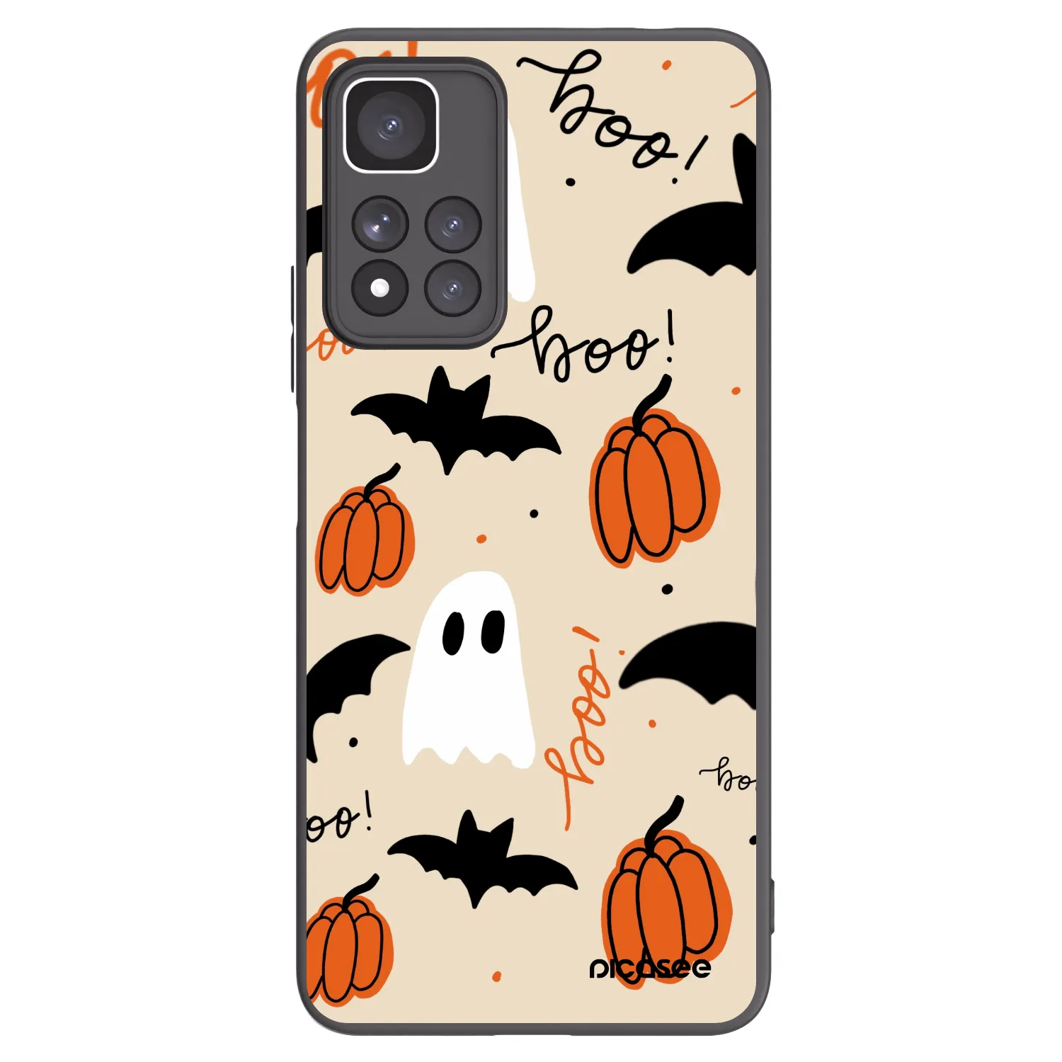 Picasee Xiaomi Redmi Note 11 Pro+ 5G Hülle - Schwarzes Silikon - Halloween 26