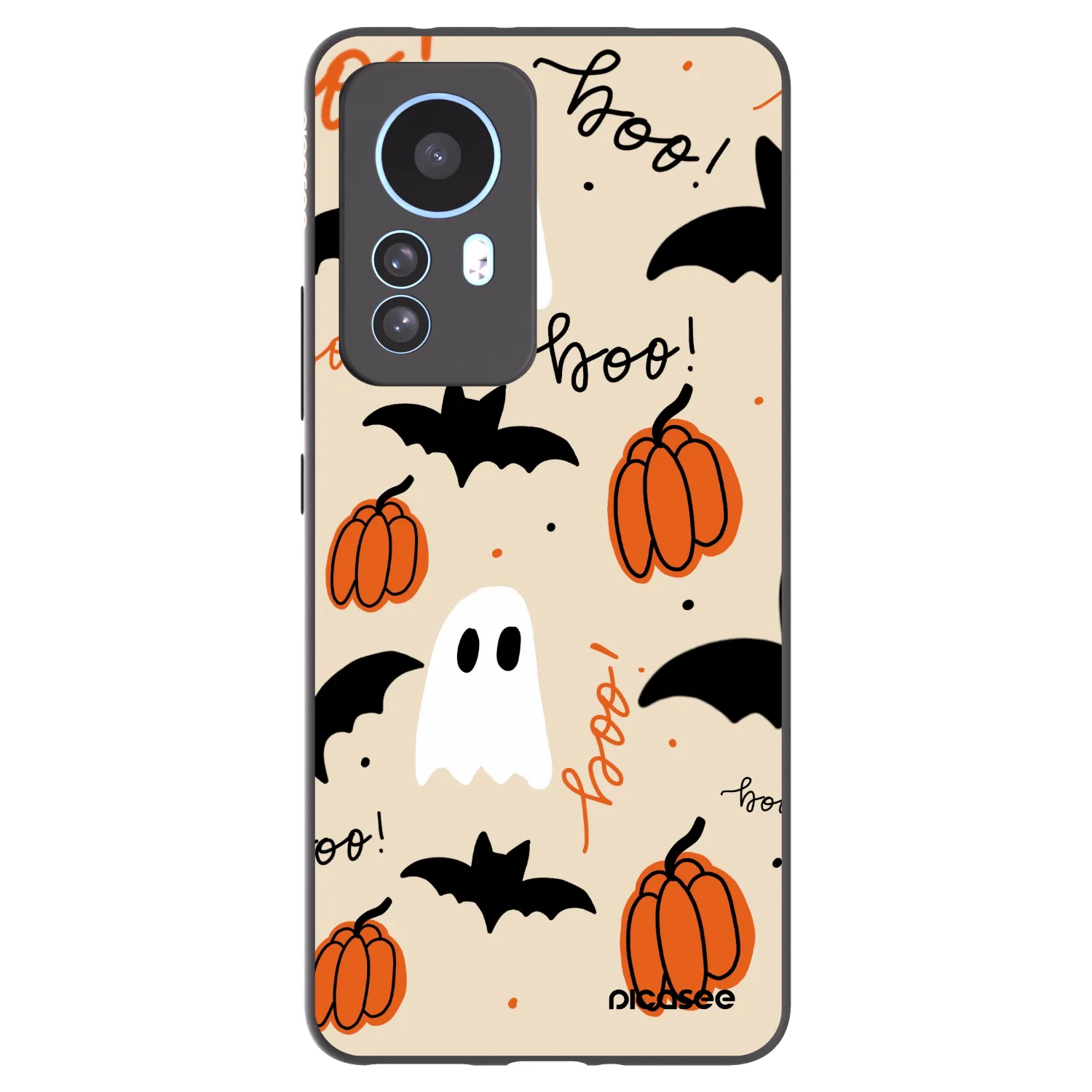 Picasee Xiaomi 12T Hülle - Schwarzes Silikon - Halloween 26