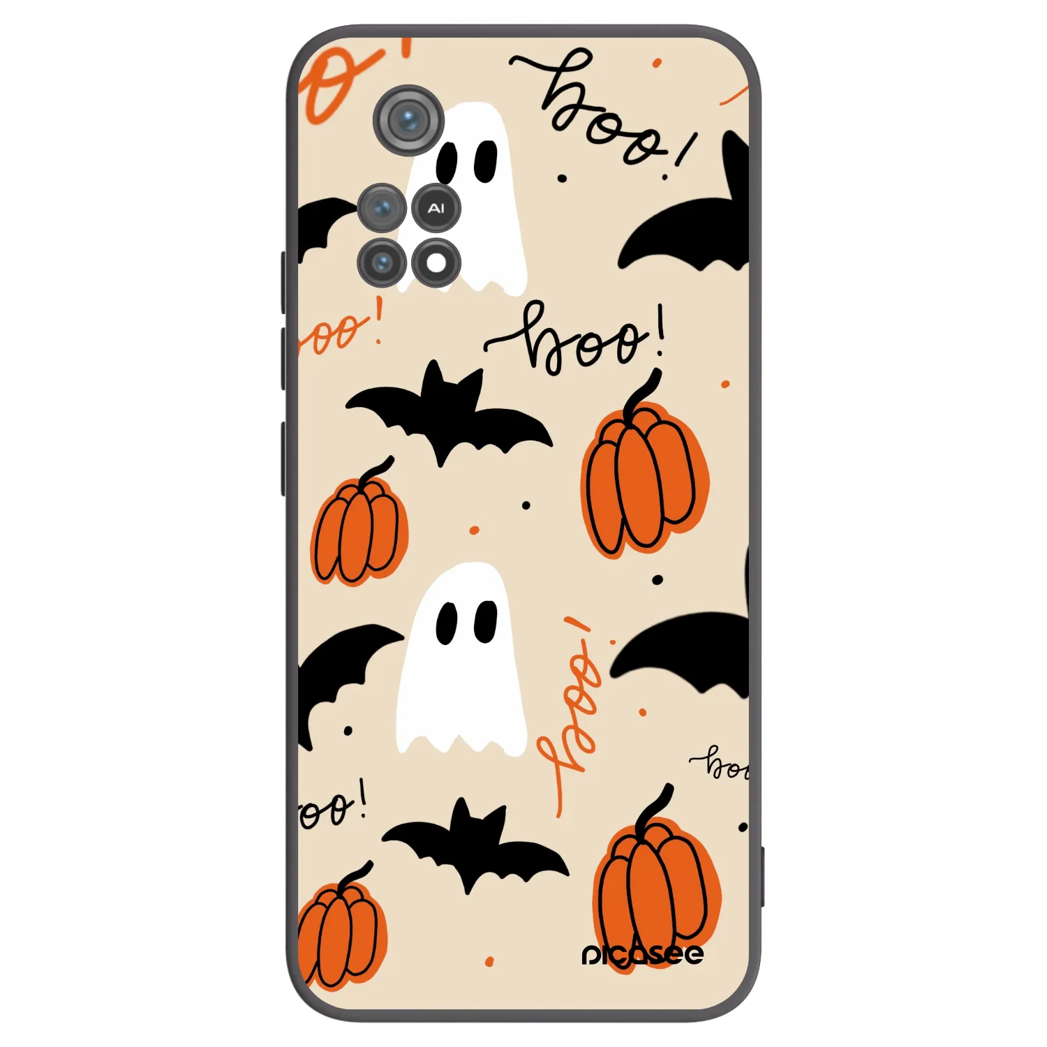 Picasee Xiaomi Poco M4 Pro Hülle - Schwarzes Silikon - Halloween 26