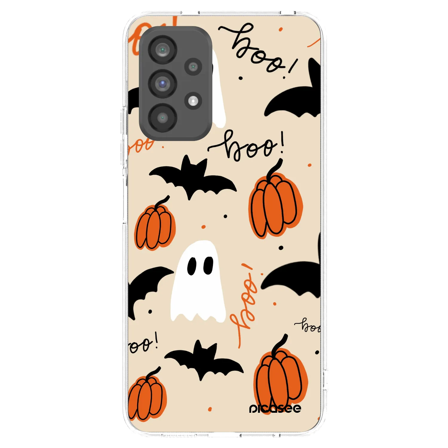 Picasee Samsung Galaxy A73 5G Hülle - Transparentes Silikon - Halloween 26