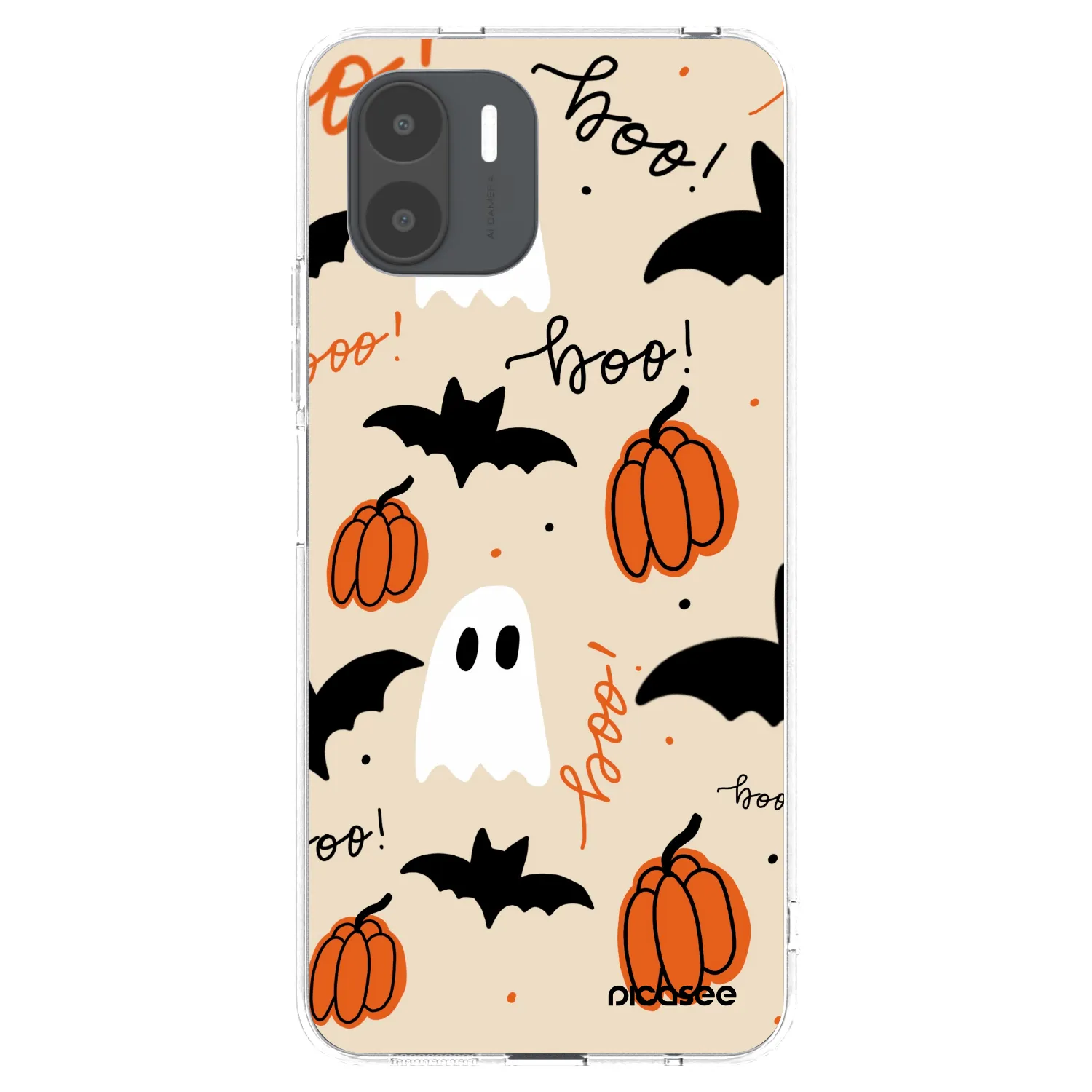 Picasee Xiaomi Redmi A1 Hülle - Transparentes Silikon - Halloween 26