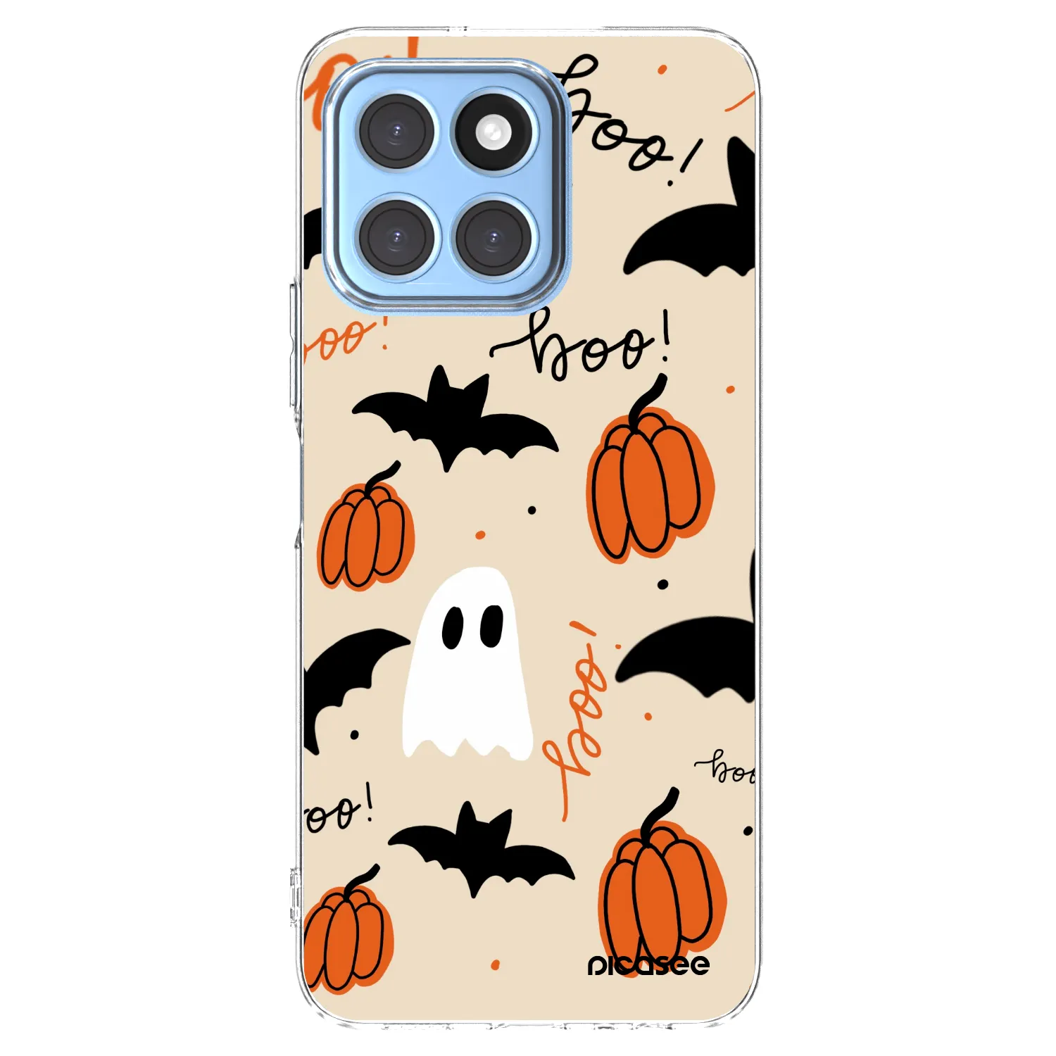 Picasee Honor X8 5G Hülle - Transparentes Silikon - Halloween 26