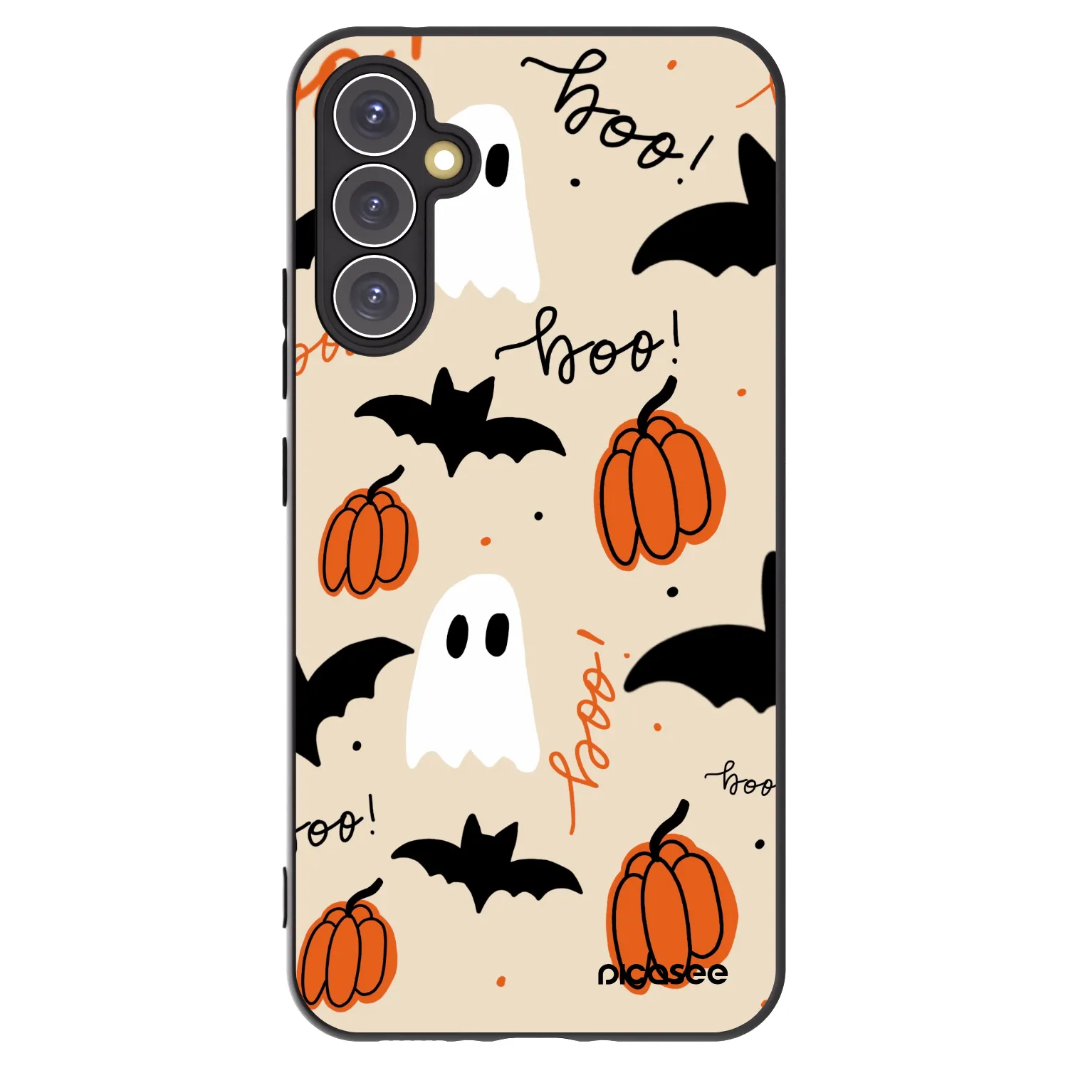 Picasee Samsung Galaxy A34 5G A346B Hülle - Schwarzes Silikon - Halloween 26