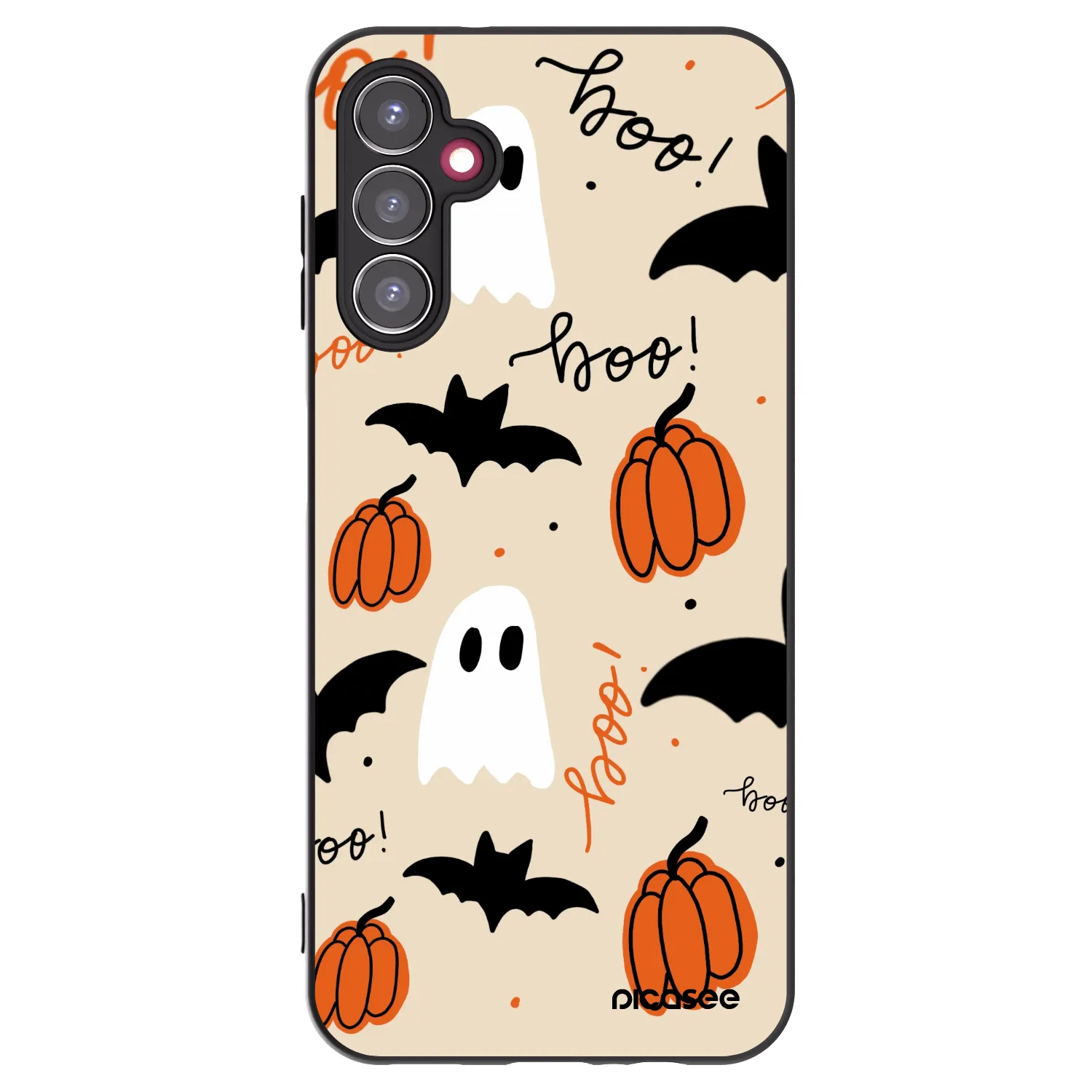 Picasee Samsung Galaxy A14 4G A145R Hülle - Schwarzes Silikon - Halloween 26