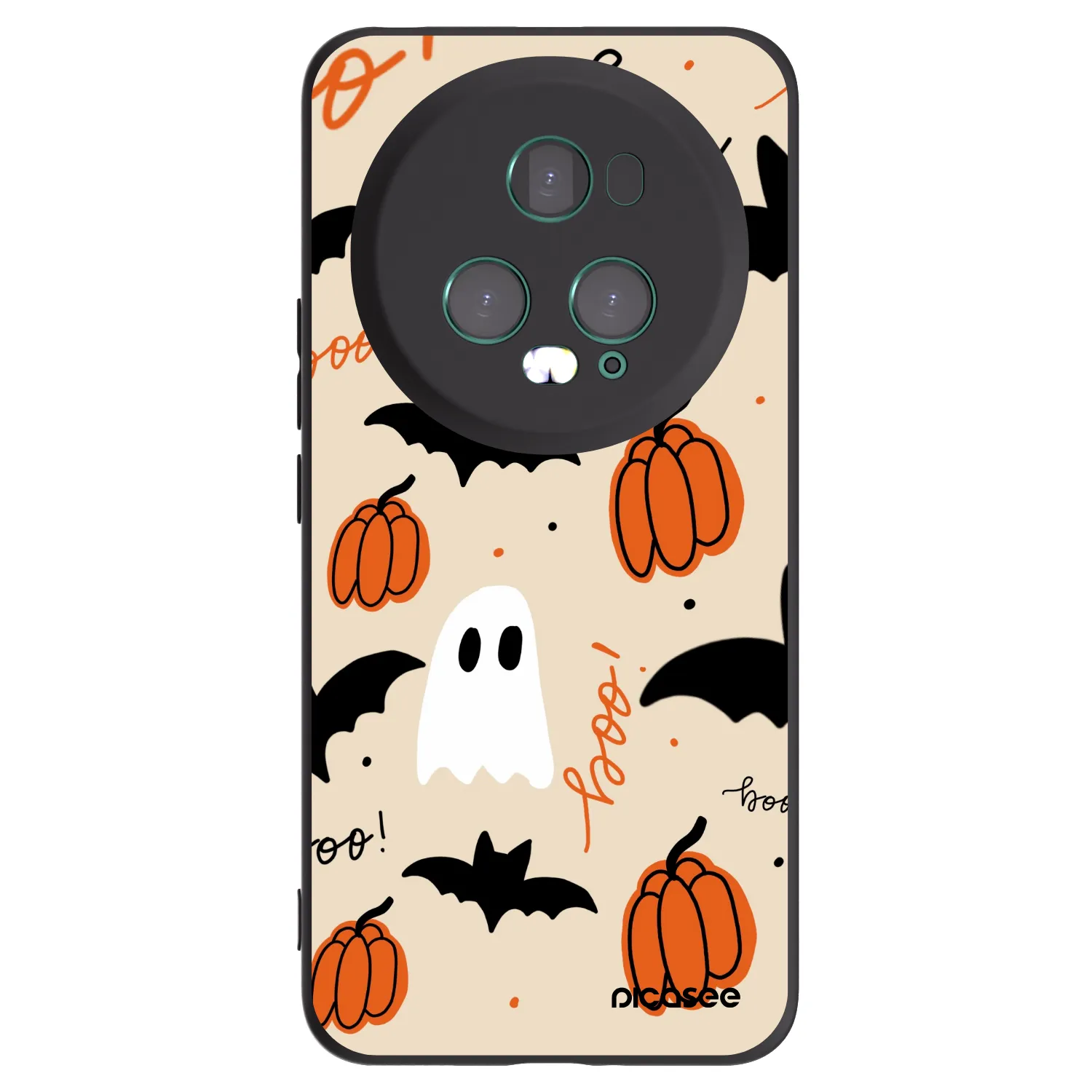 Picasee Honor Magic5 Pro Hülle - Schwarzes Silikon - Halloween 26