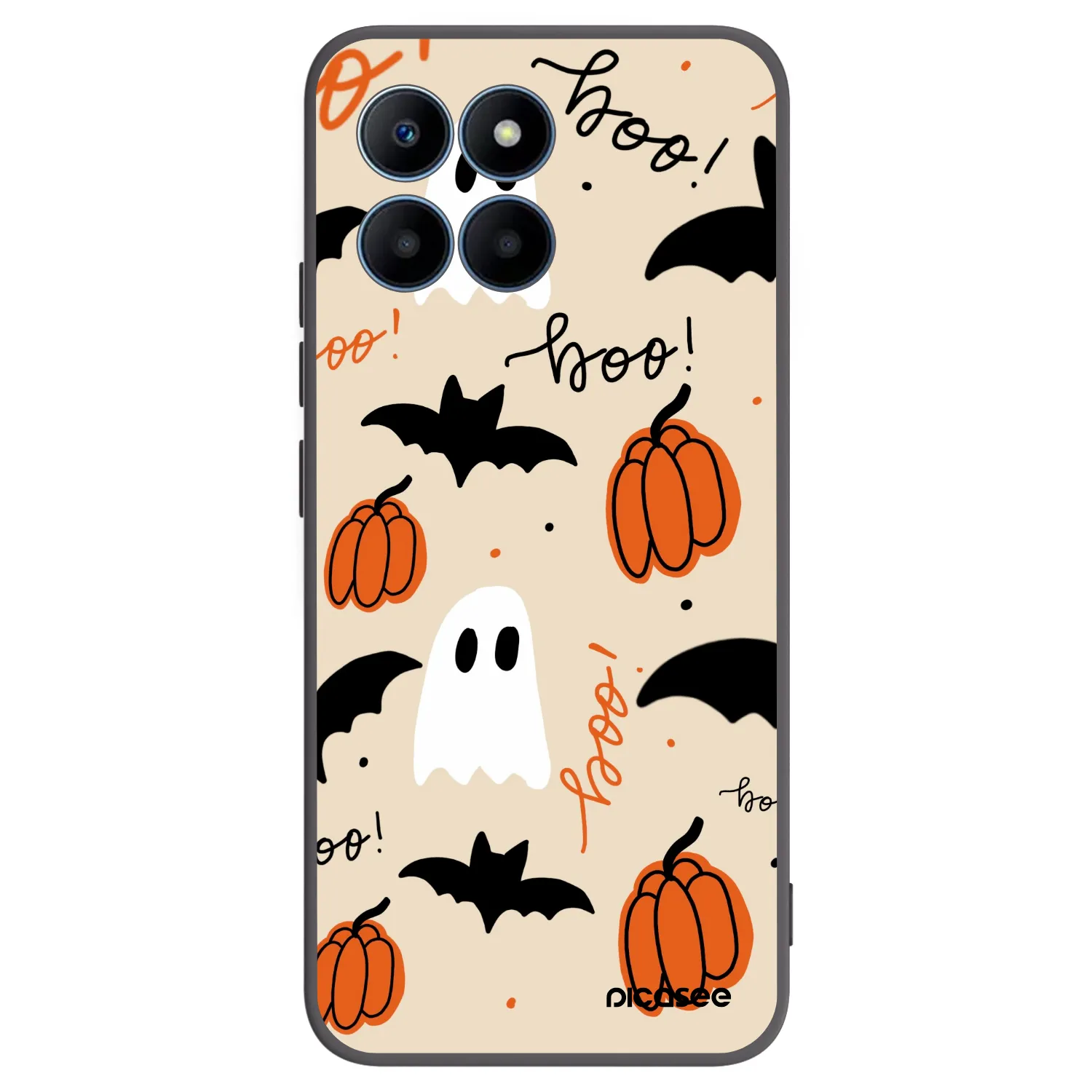Picasee Honor 70 Lite Hülle - Schwarzes Silikon - Halloween 26
