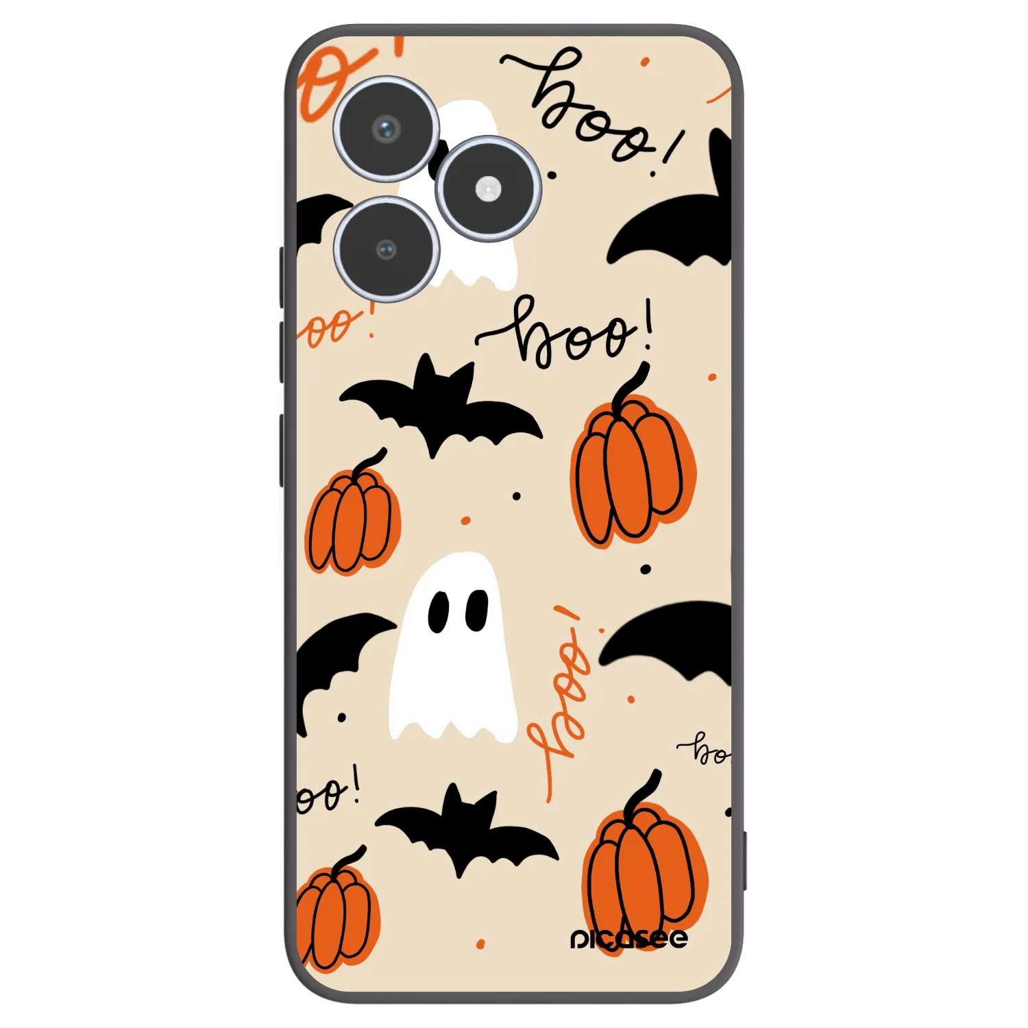 Picasee Realme C53 Hülle - Schwarzes Silikon - Halloween 26