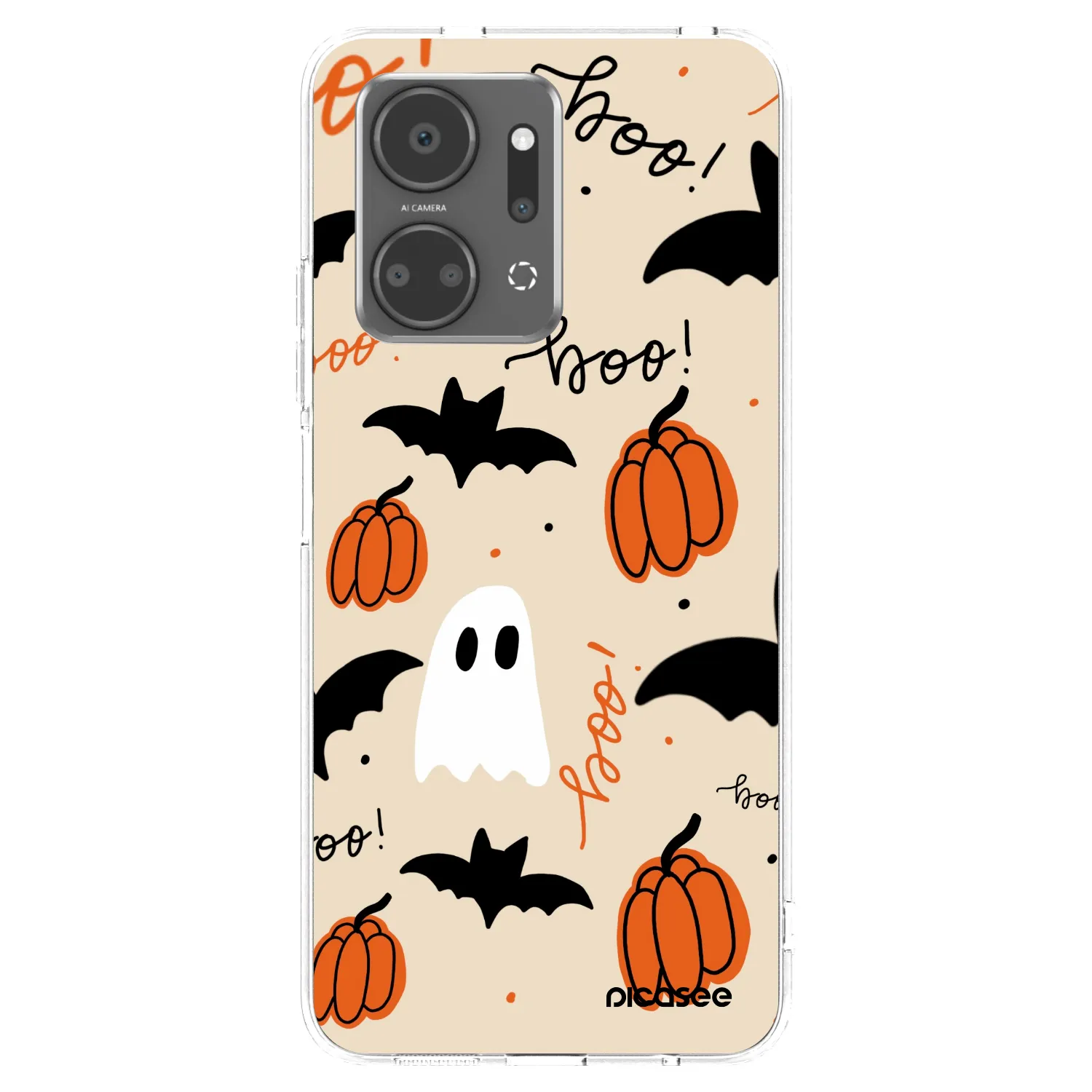 Picasee Honor X7a Hülle - Transparentes Silikon - Halloween 26