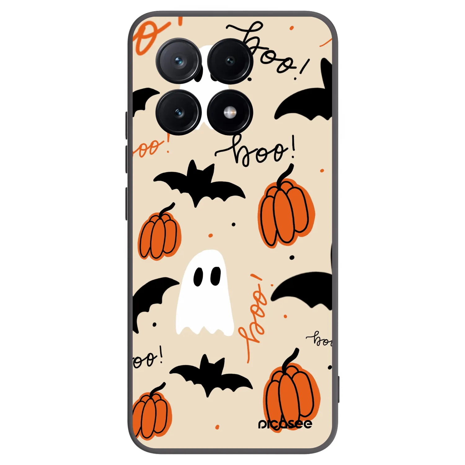 Picasee Xiaomi Poco X6 Pro Hülle - Schwarzes Silikon - Halloween 26