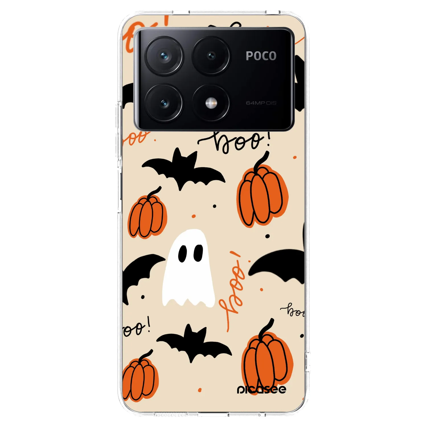 Picasee Xiaomi Poco X6 Pro Hülle - Transparentes Silikon - Halloween 26