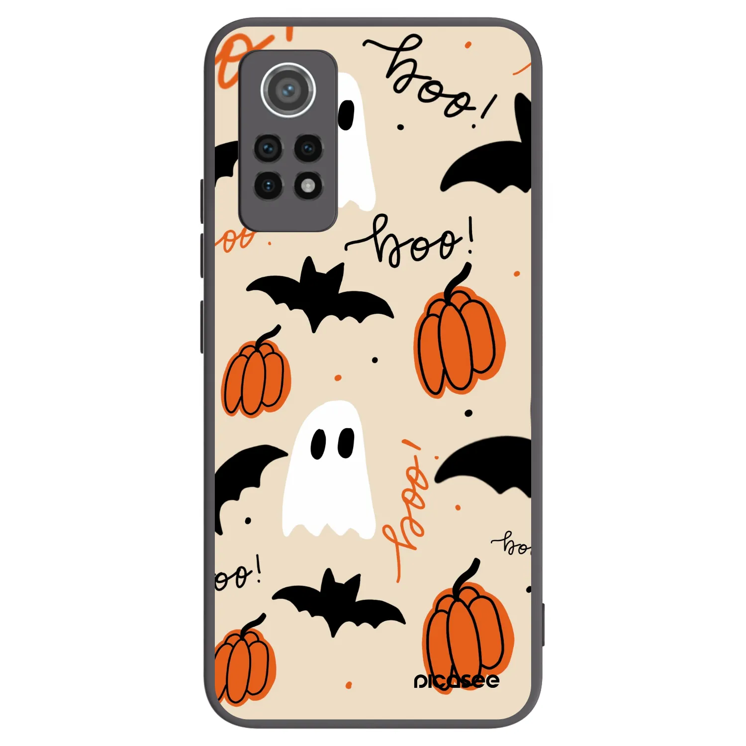 Picasee Xiaomi Redmi Note 12 Pro 4G Hülle - Schwarzes Silikon - Halloween 26