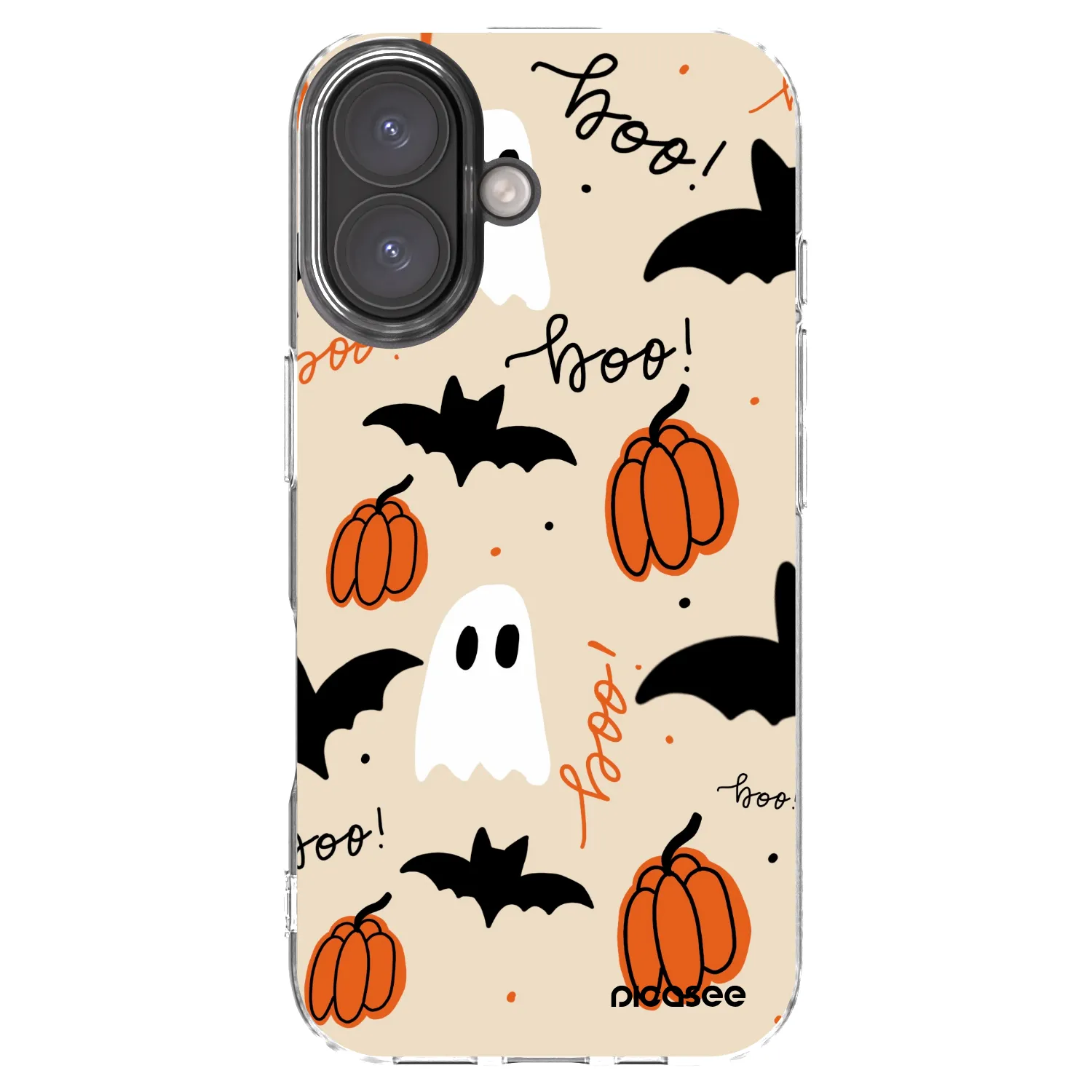 Picasee Apple iPhone 16 Hülle - Transparentes Silikon - Halloween 26