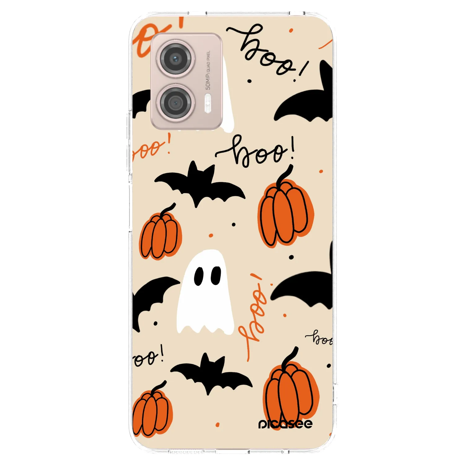Picasee Motorola Moto G53 5G Hülle - Transparentes Silikon - Halloween 26