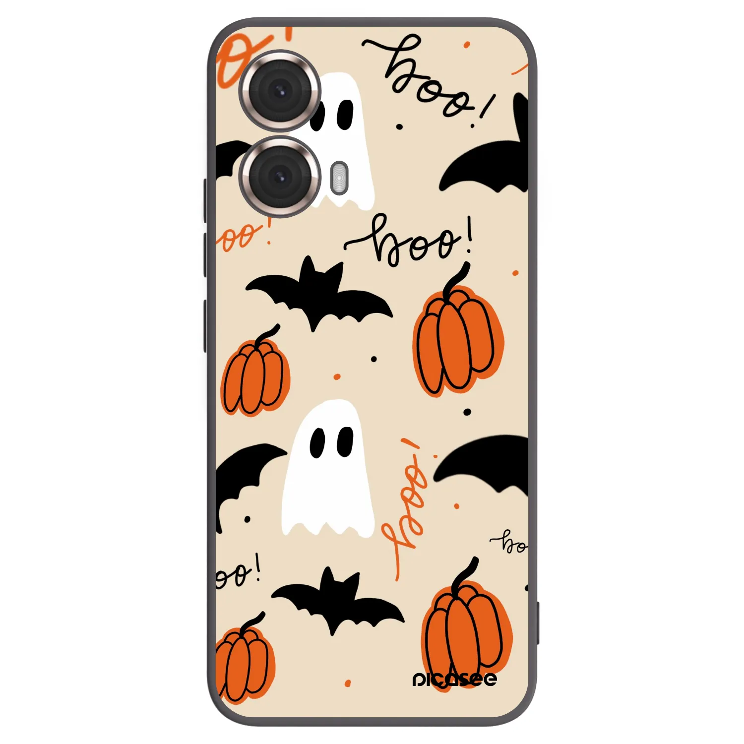 Picasee Motorola Moto G85 Hülle - Schwarzes Silikon - Halloween 26