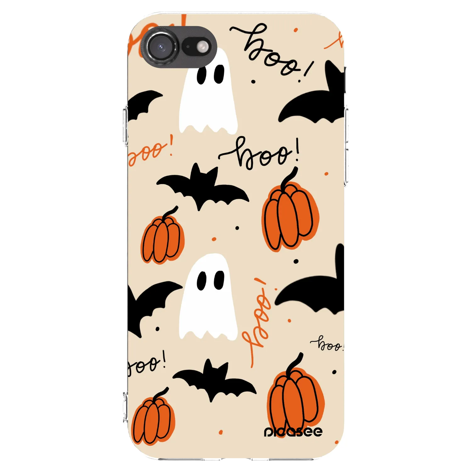 Picasee Apple iPhone 7 Hülle - Transparentes Silikon - Halloween 26