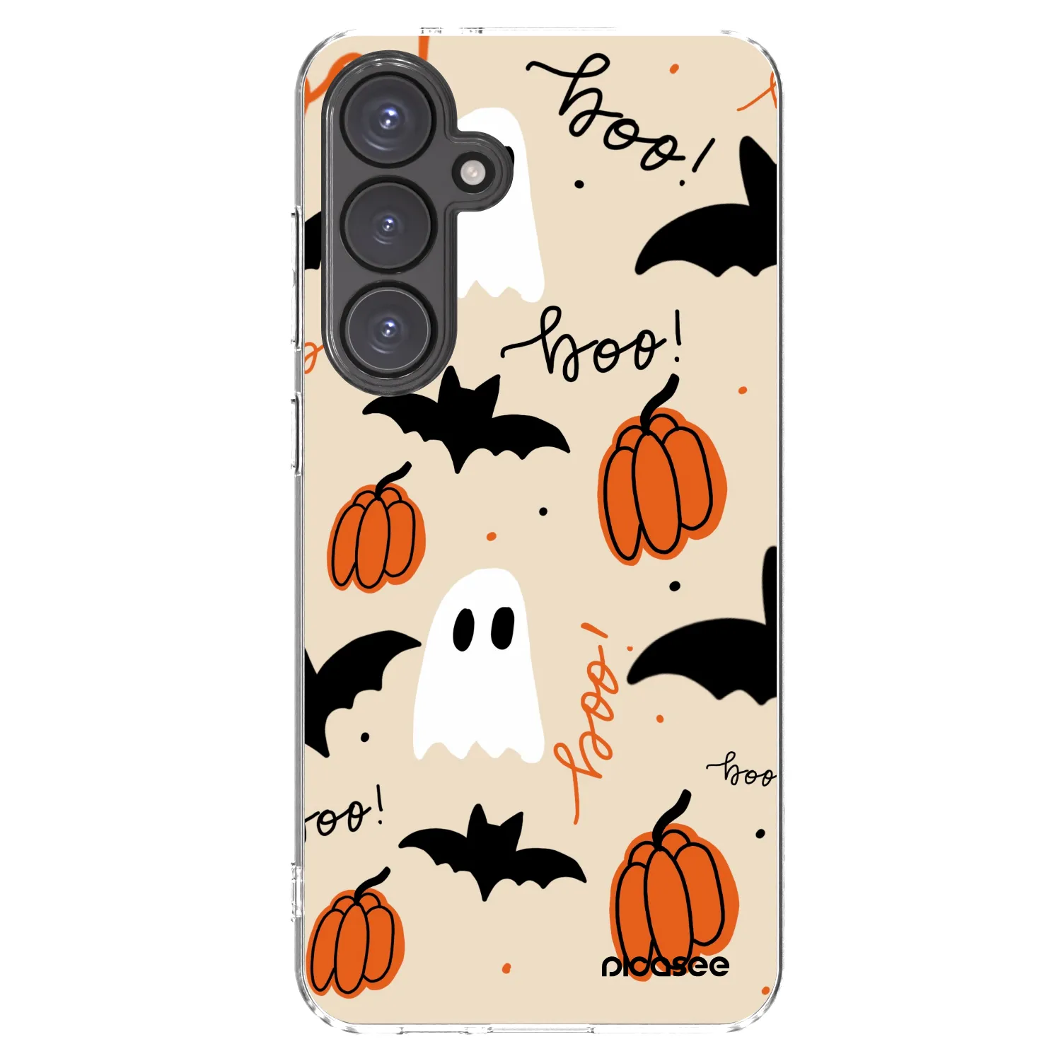 Picasee Samsung Galaxy S24 FE S721B Hülle - Transparentes Silikon - Halloween 26