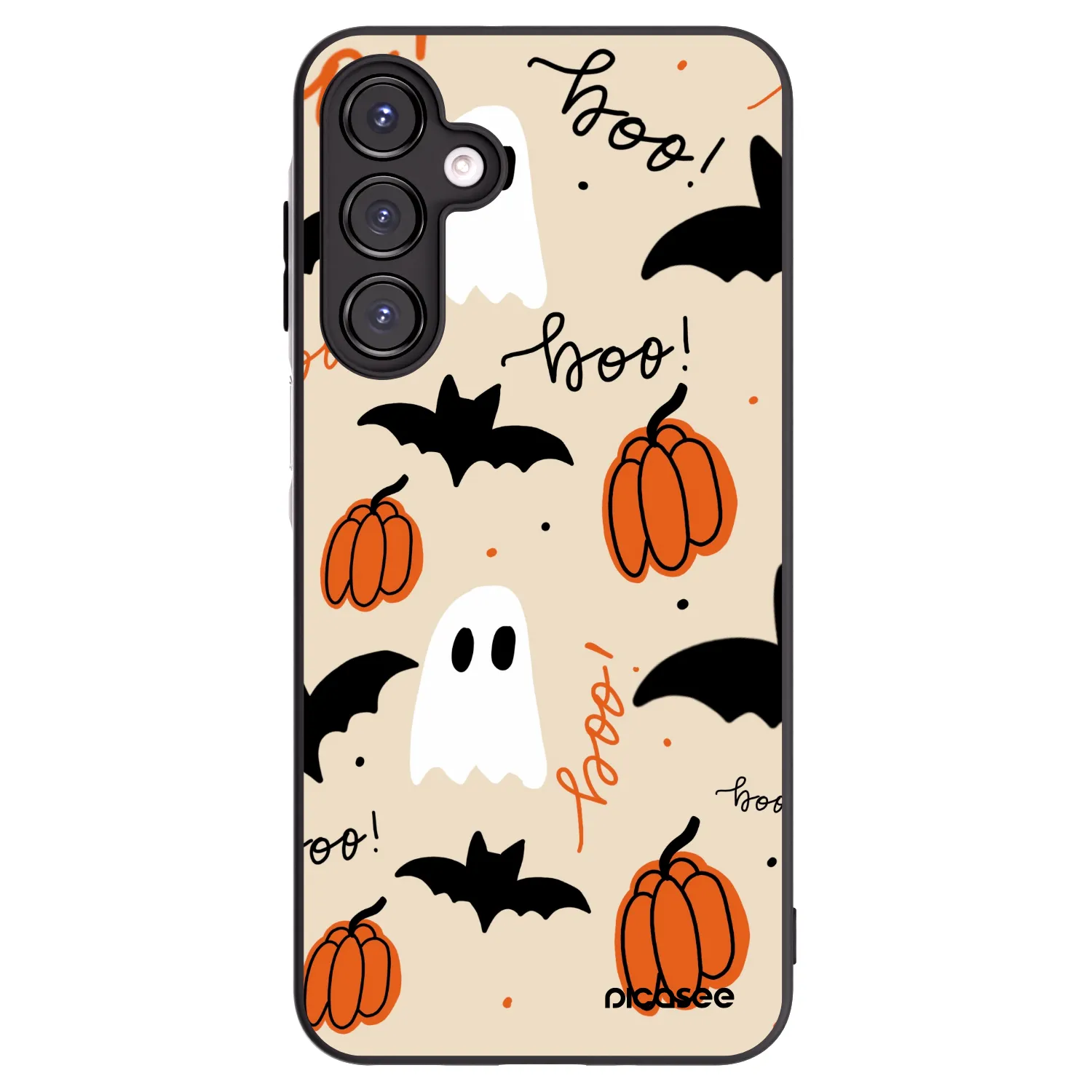 Picasee Samsung Galaxy A16 5G Hülle - Schwarzes Silikon - Halloween 26