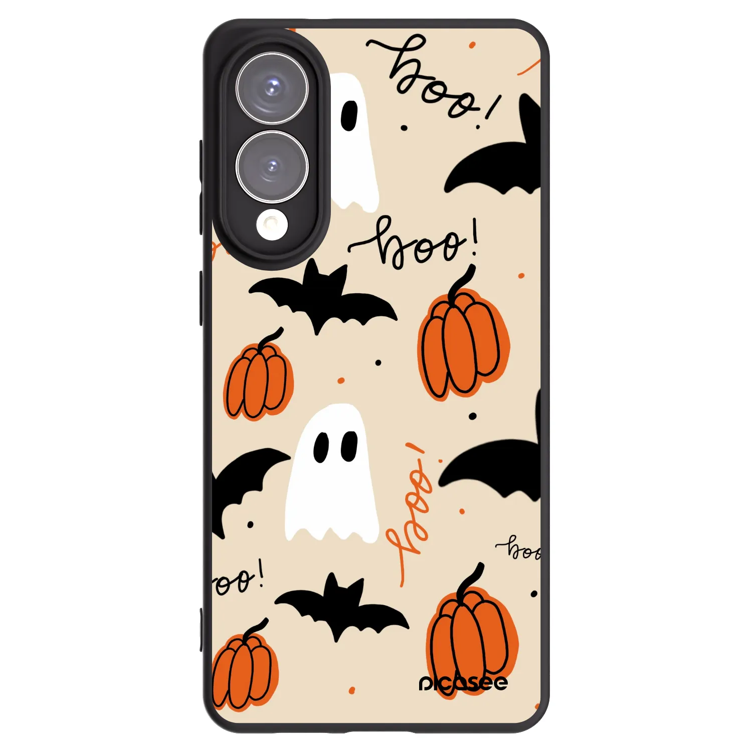 Picasee Samsung Galaxy S25 Edge 5G Hülle - Schwarzes Silikon - Halloween 26