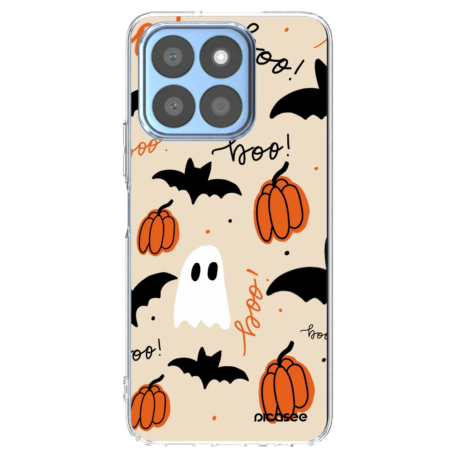 Picasee Honor X8c Hülle - Transparentes Silikon - Halloween 26