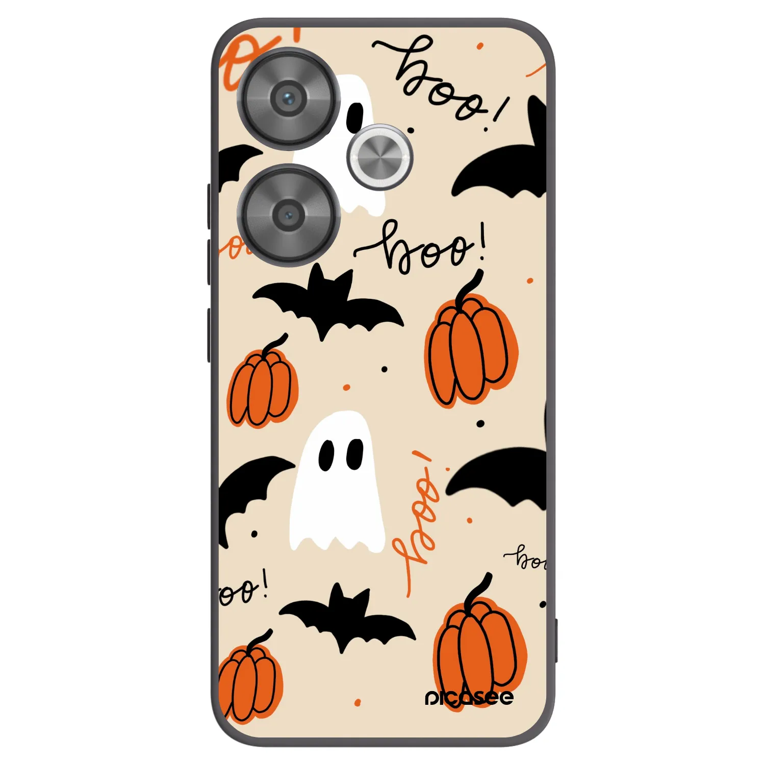 Picasee Xiaomi Poco F6 Hülle - Schwarzes Silikon - Halloween 26