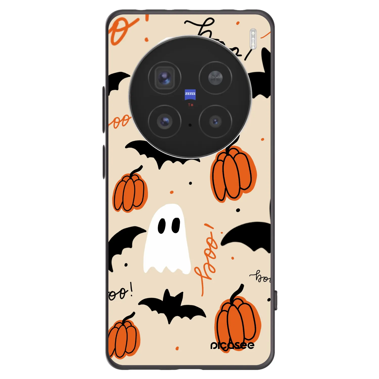 Picasee Vivo X200 Pro Hülle - Schwarzes Silikon - Halloween 26