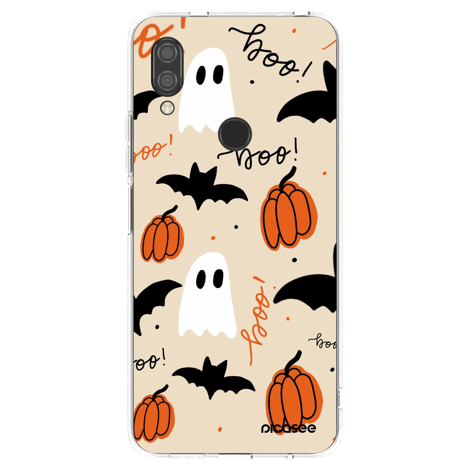 Picasee Xiaomi Redmi 7 Hülle - Transparentes Silikon - Halloween 26