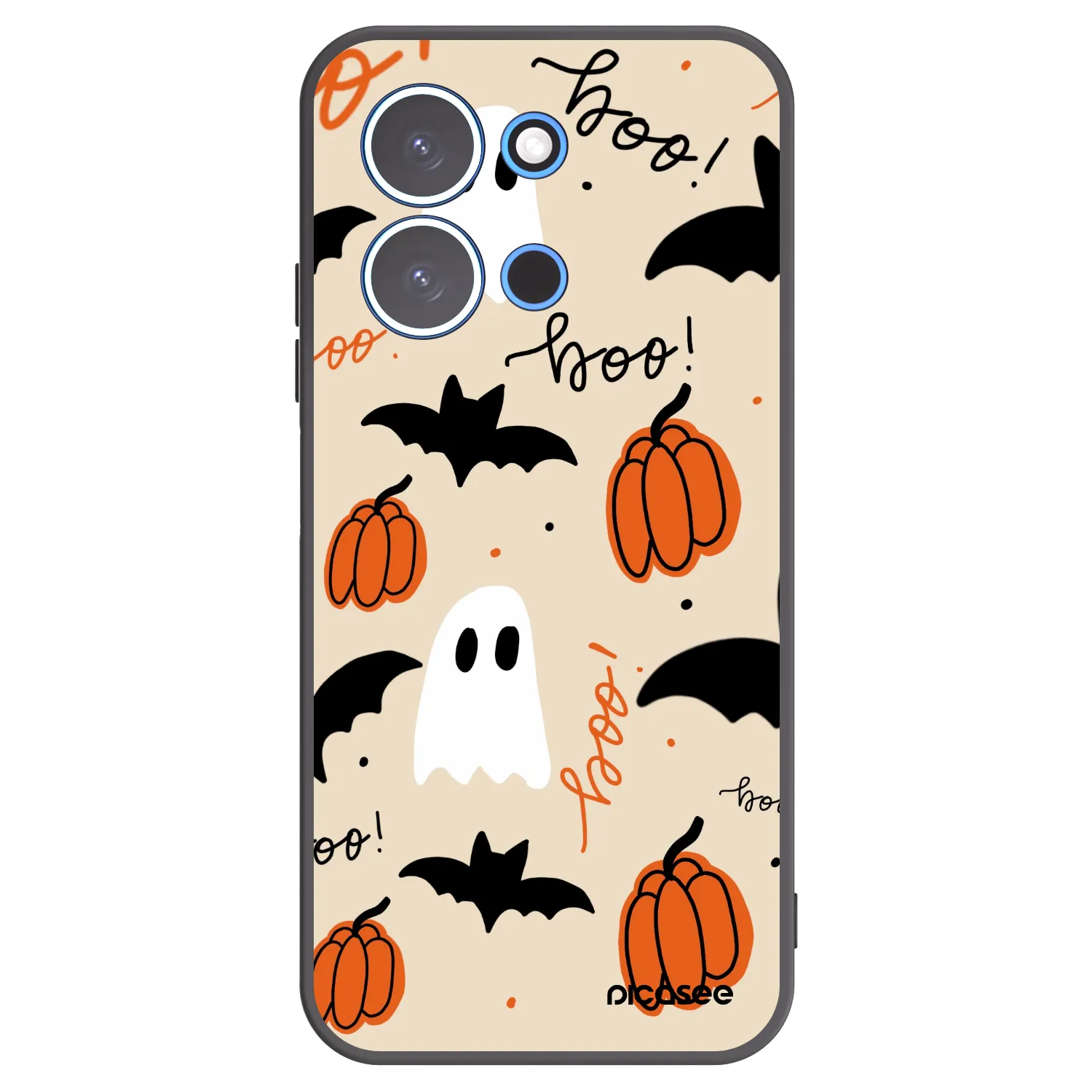 Picasee Xiaomi Redmi 15C 4G Hülle - Schwarzes Silikon - Halloween 26