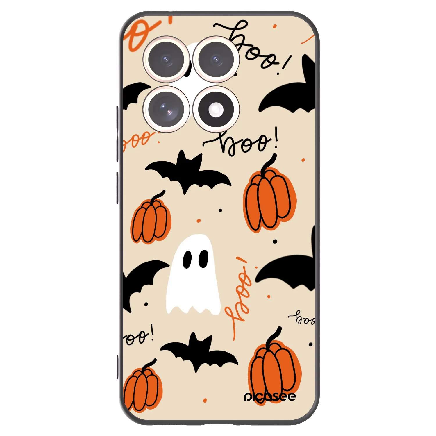 Picasee Xiaomi 15T Hülle - Schwarzes Silikon - Halloween 26