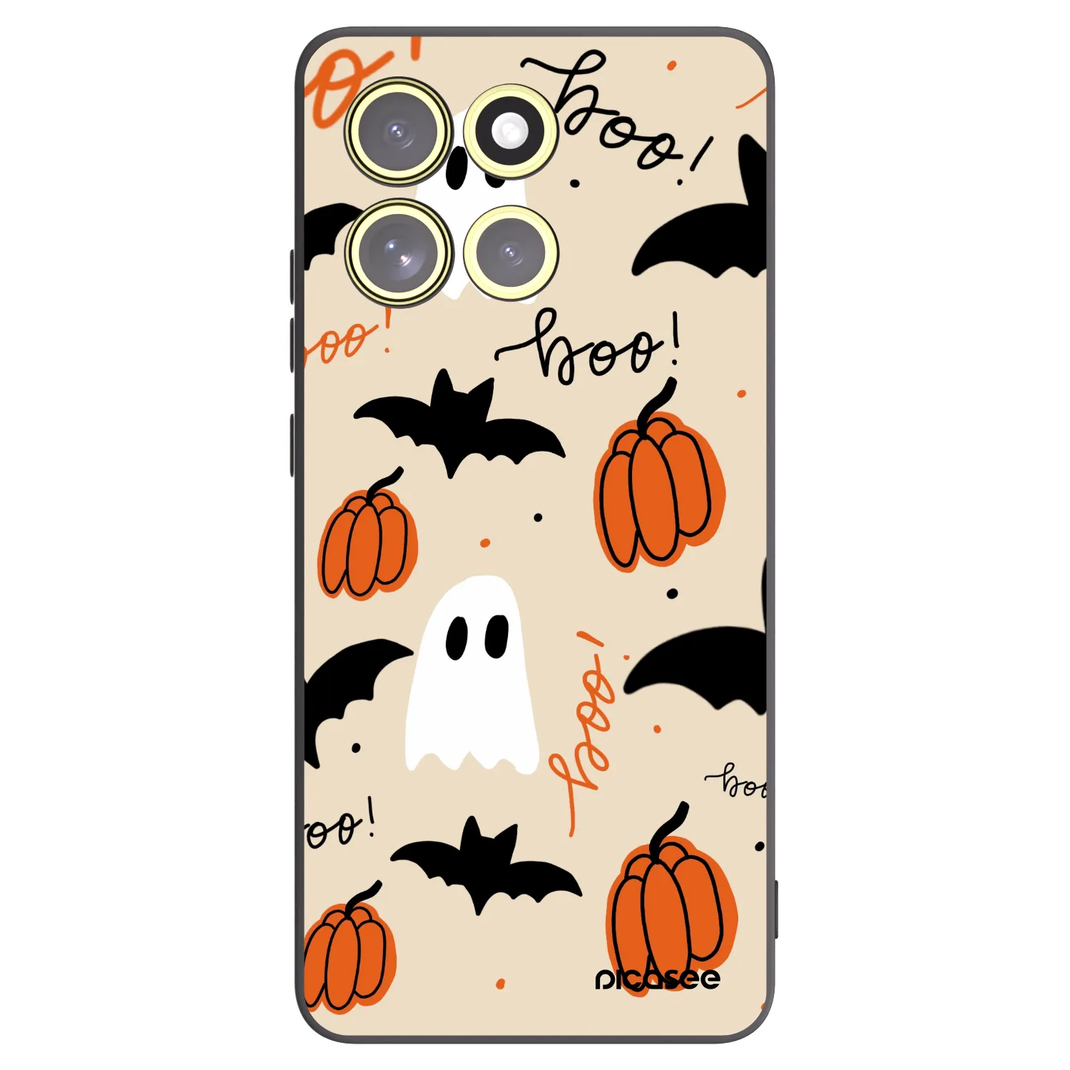 Picasee Motorola Moto G86 Power 5G Hülle - Schwarzes Silikon - Halloween 26