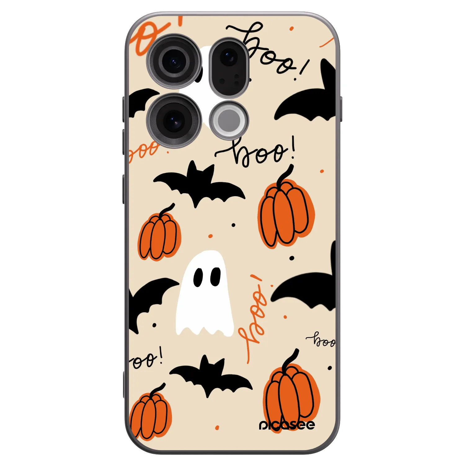 Picasee OPPO Find X9 Hülle - Schwarzes Silikon - Halloween 26