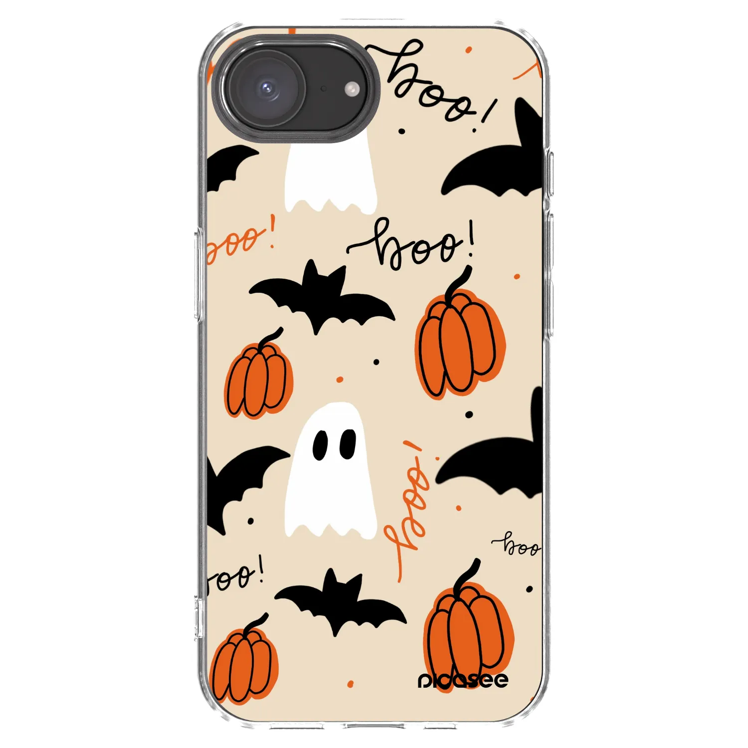 Picasee Apple iPhone 17e Hülle - Transparentes Silikon - Halloween 26