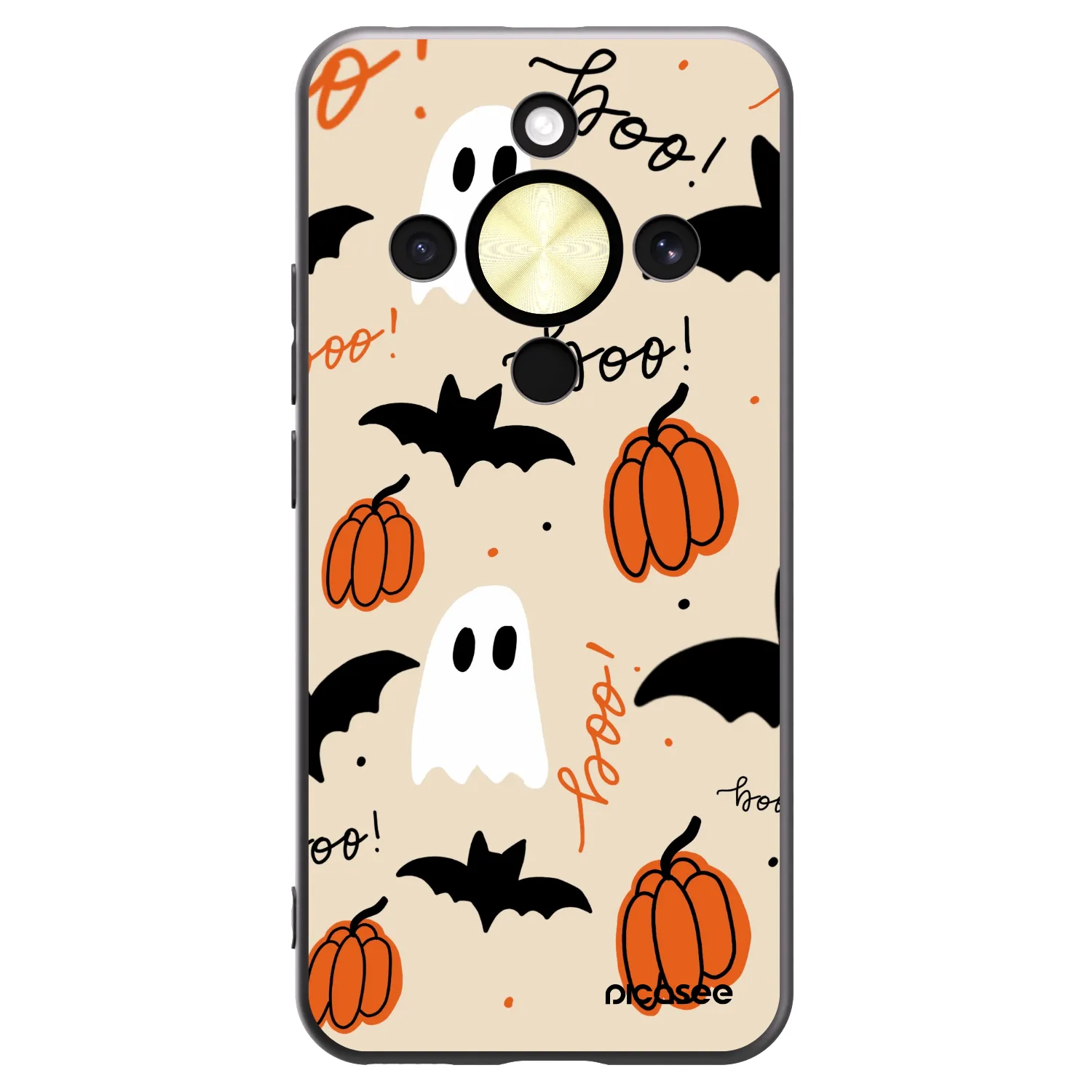 Picasee Honor Magic8 Lite 5G Hülle - Schwarzes Silikon - Halloween 26