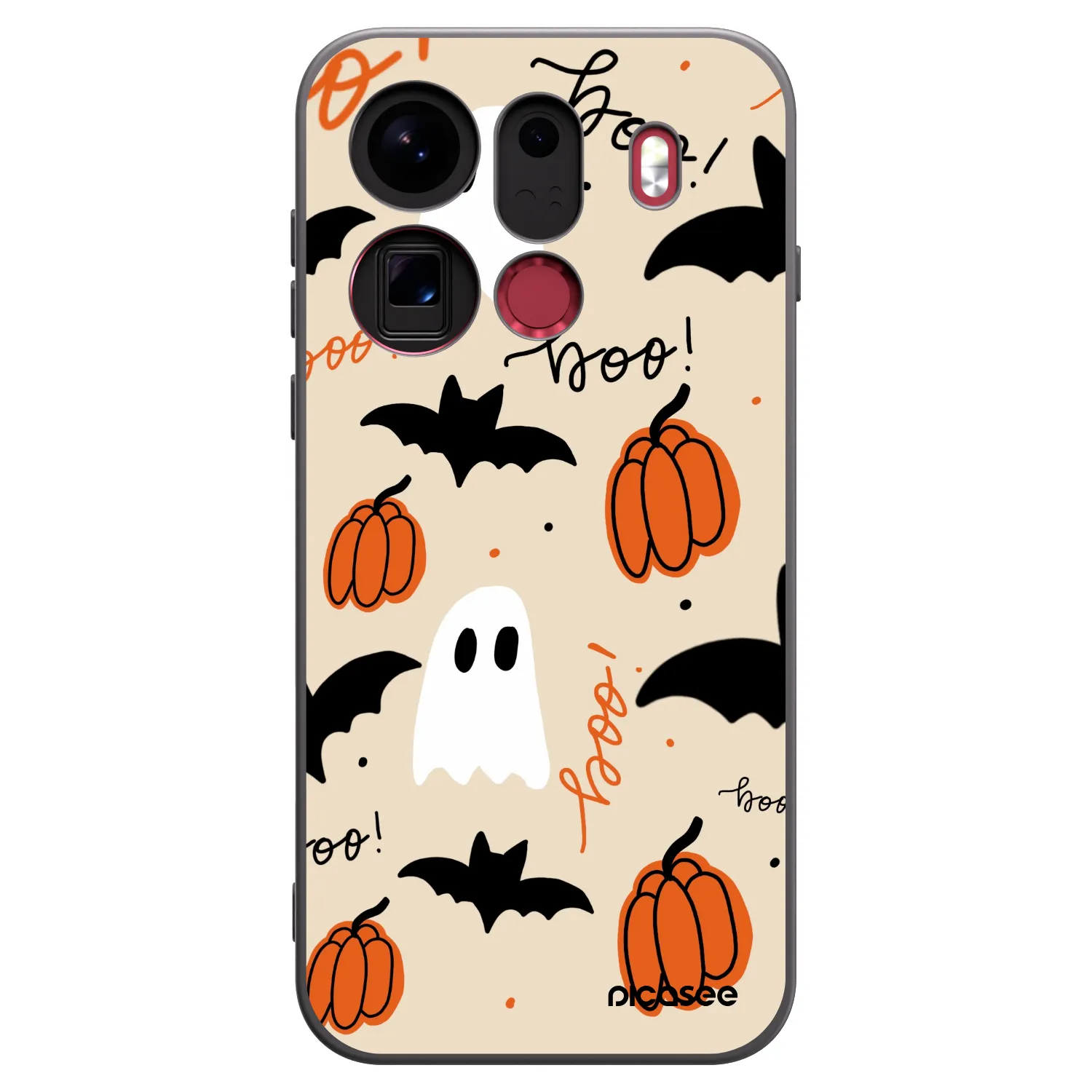 Picasee OPPO Find X9 Pro Hülle - Schwarzes Silikon - Halloween 26