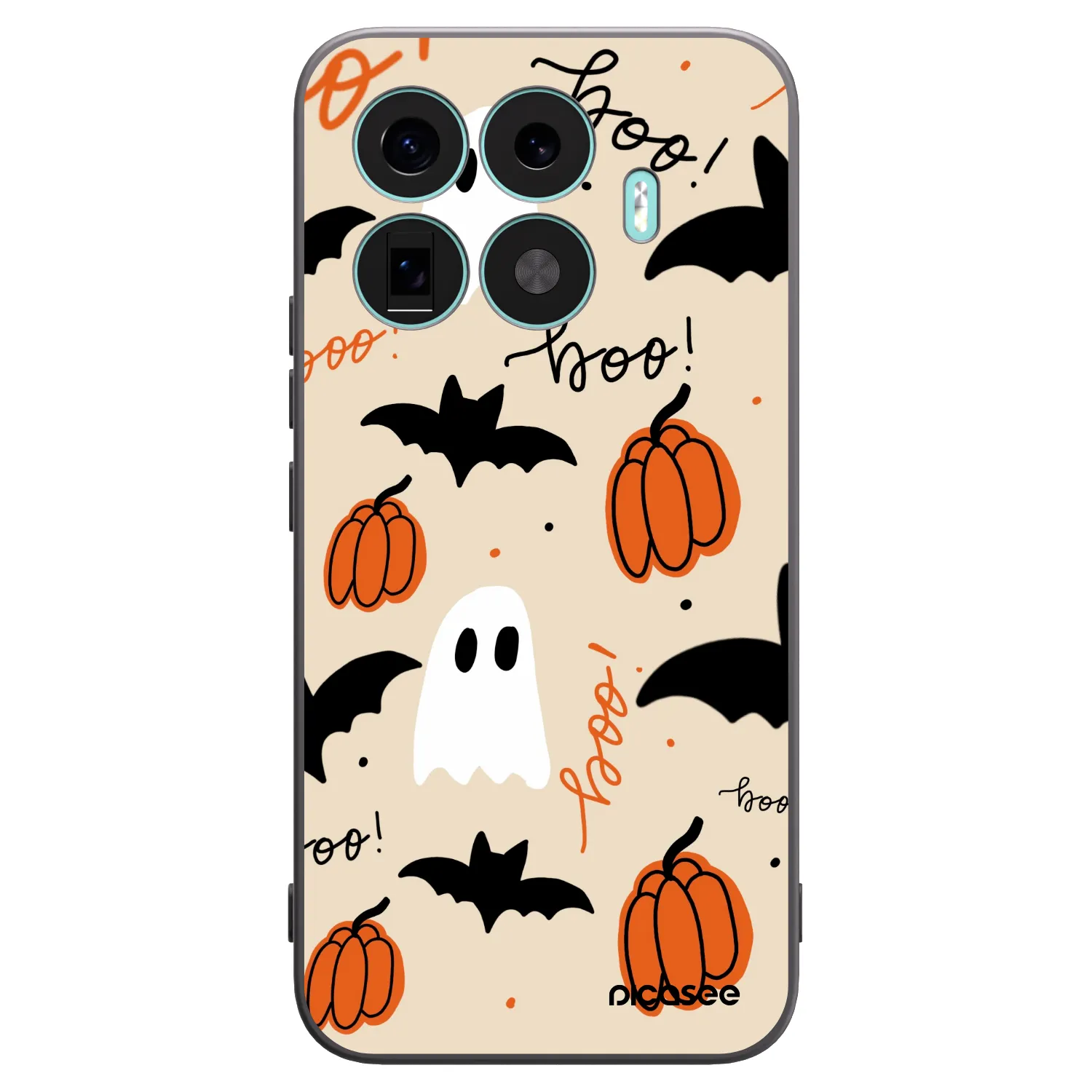 Picasee Xiaomi 17T Pro Hülle - Schwarzes Silikon - Halloween 26
