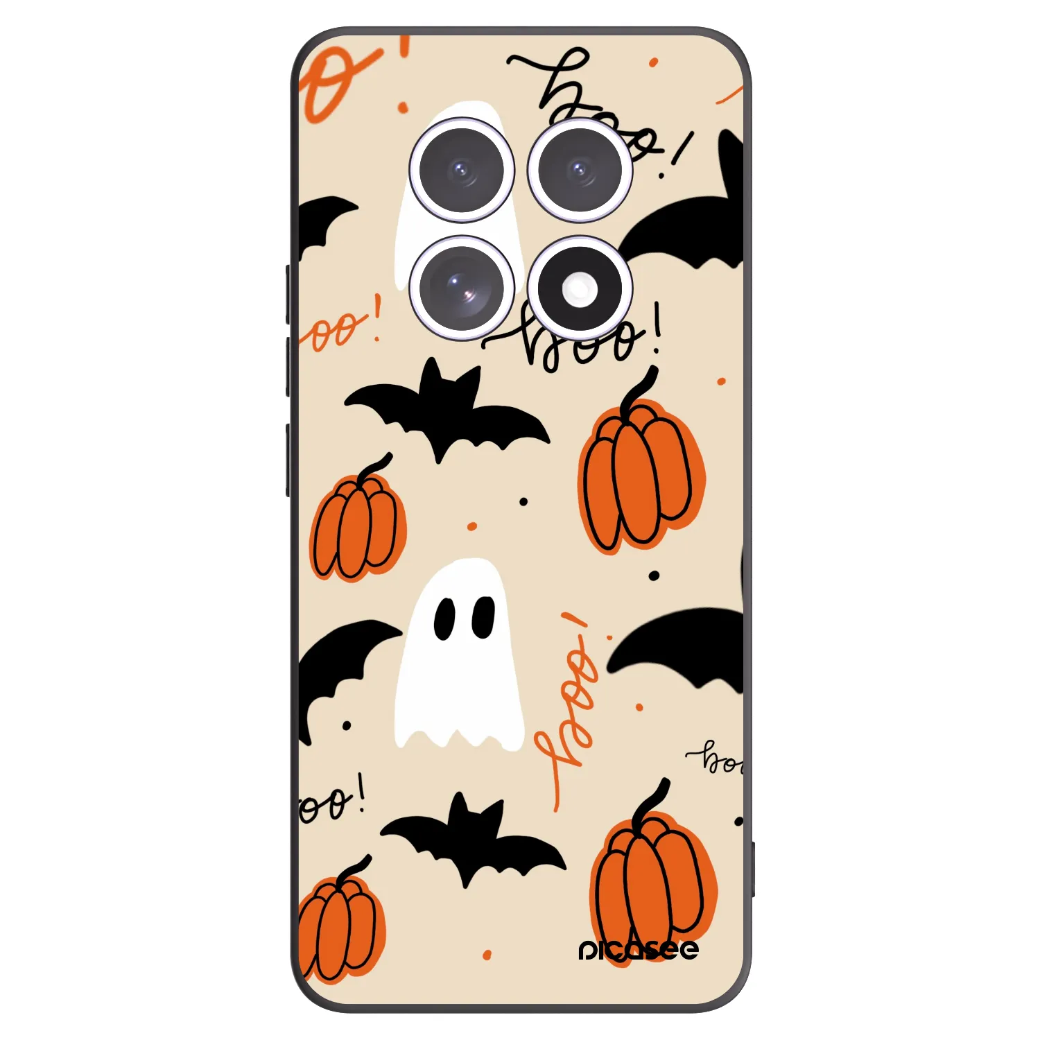 Picasee Xiaomi Redmi Note 15 5G Hülle - Schwarzes Silikon - Halloween 26