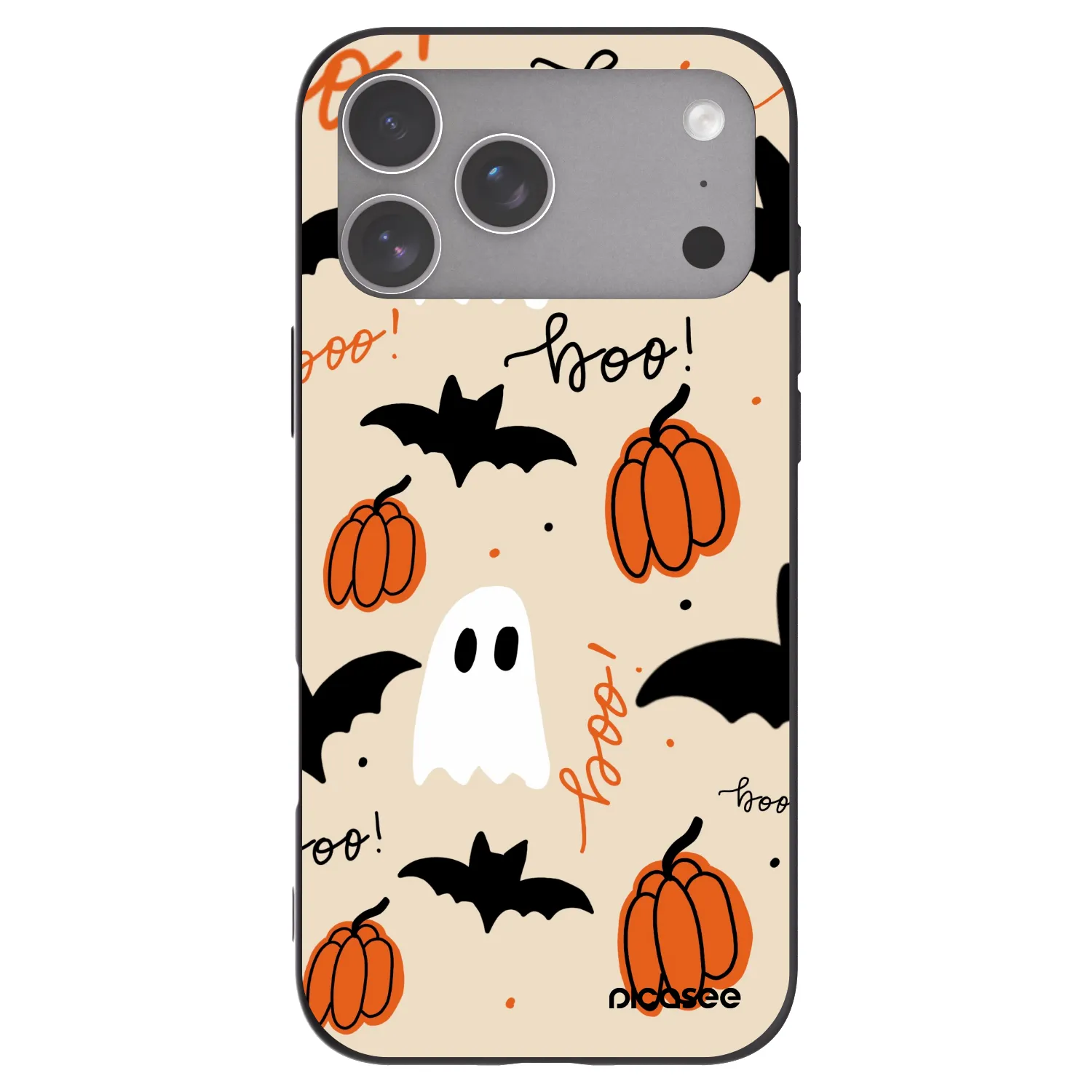 Picasee Apple iPhone 18 Pro Max Hülle - Schwarzes Silikon - Halloween 26