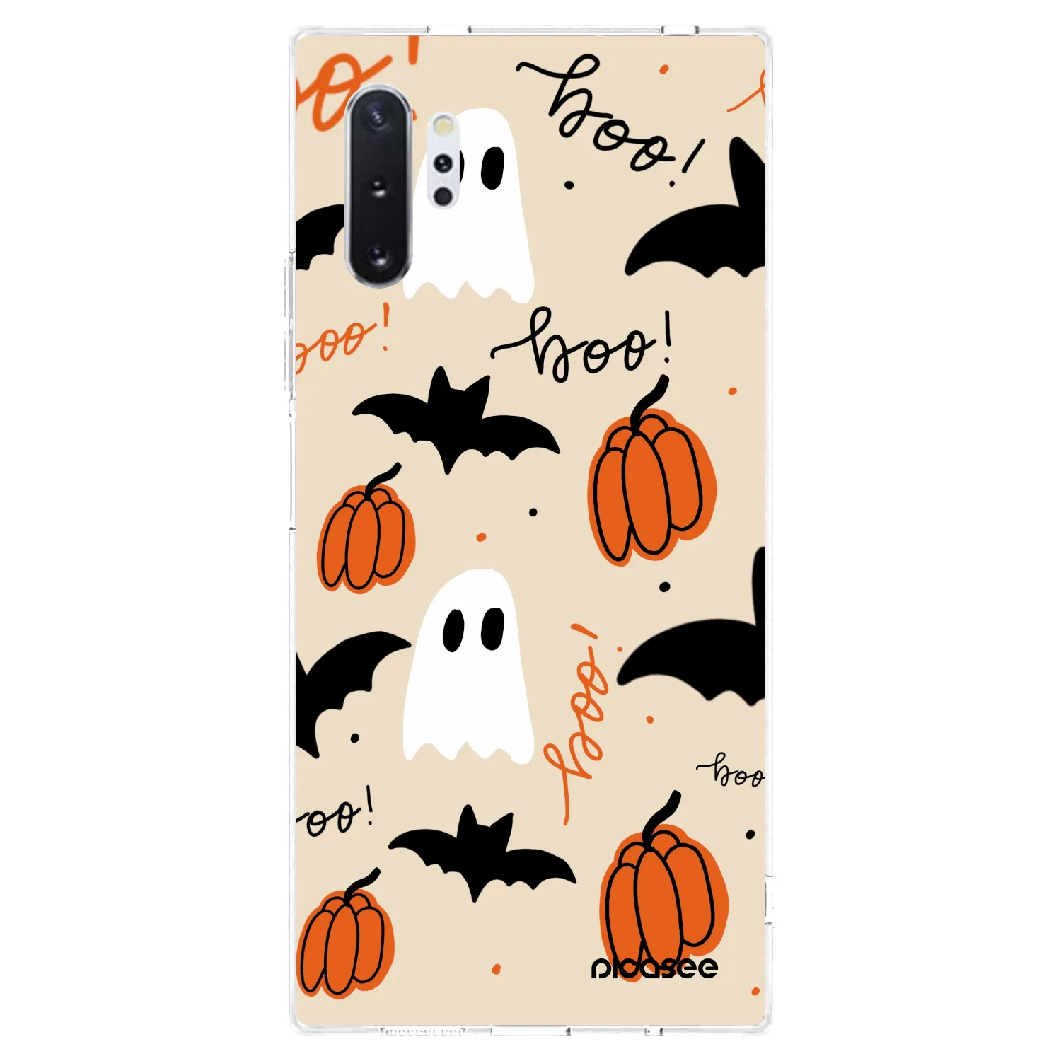 Picasee Samsung Galaxy Note 10+ N975F Hülle - Transparentes Silikon - Halloween 26