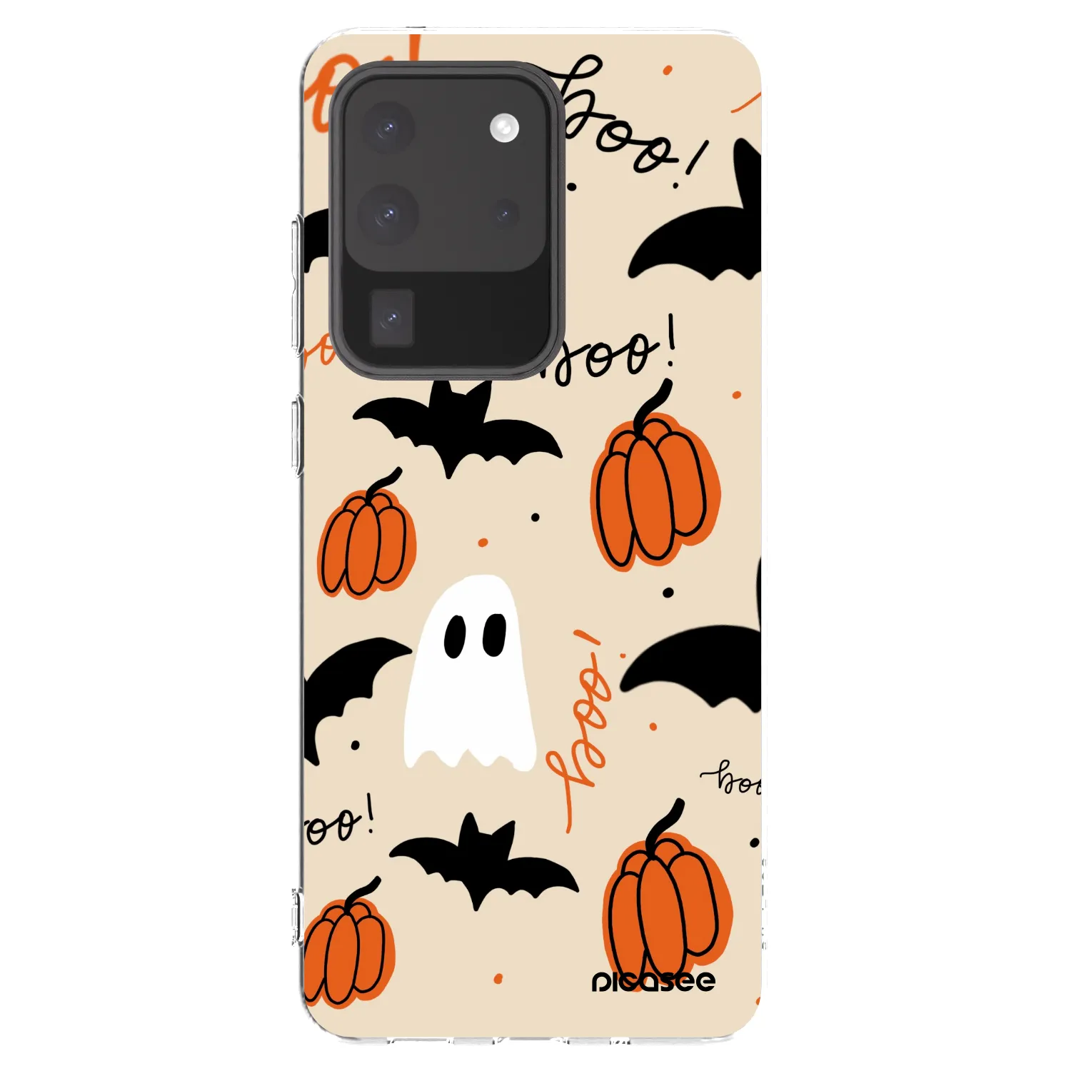 Picasee Samsung Galaxy S20 Ultra 5G G988F Hülle - Transparentes Silikon - Halloween 26