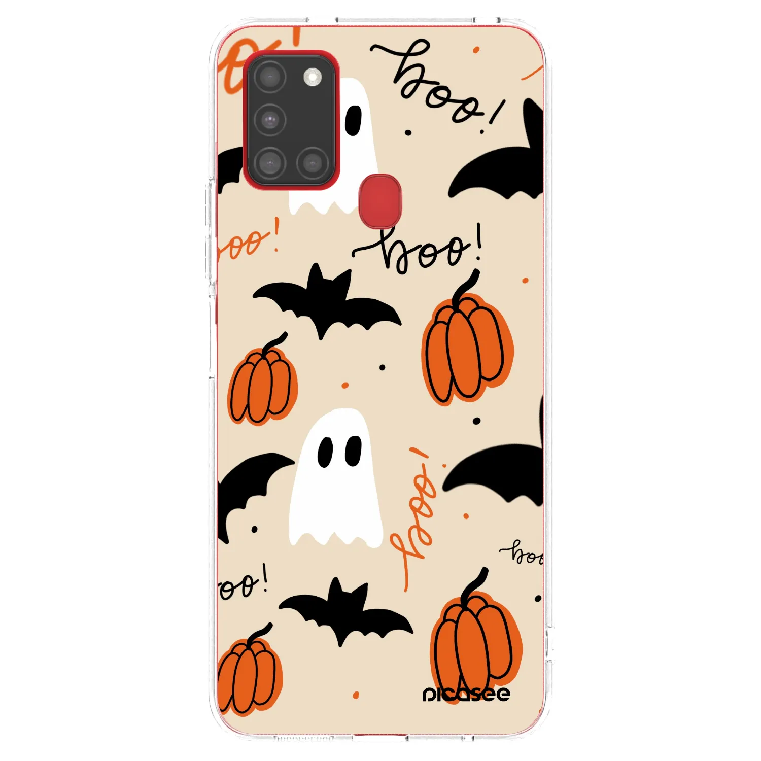 Picasee Samsung Galaxy A21s Hülle - Transparentes Silikon - Halloween 26