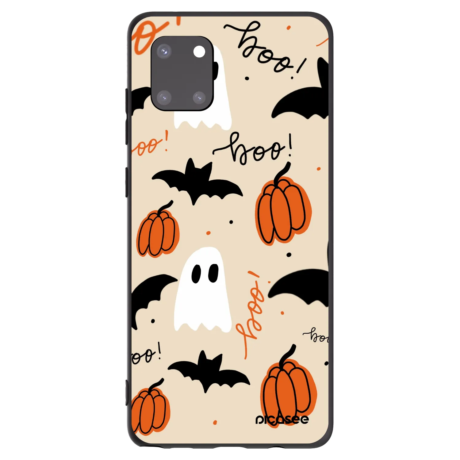 Picasee Samsung Galaxy Note 10 Lite N770F Hülle - Schwarzes Silikon - Halloween 26
