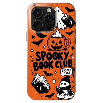 Hülle für Apple iPhone 16 Pro - Spooky book club