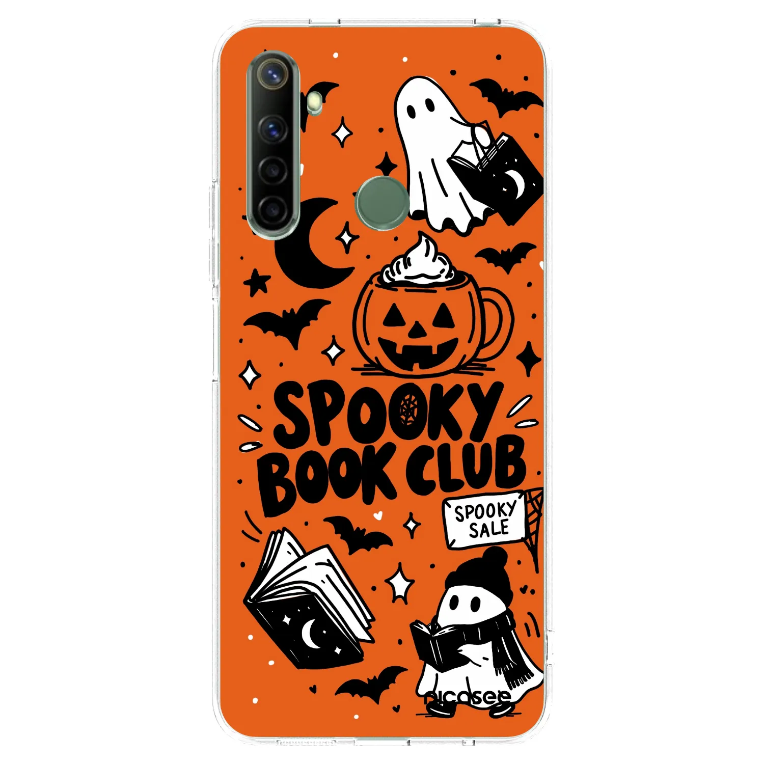 Picasee Realme 6i Hülle - Transparentes Silikon - Spooky book club