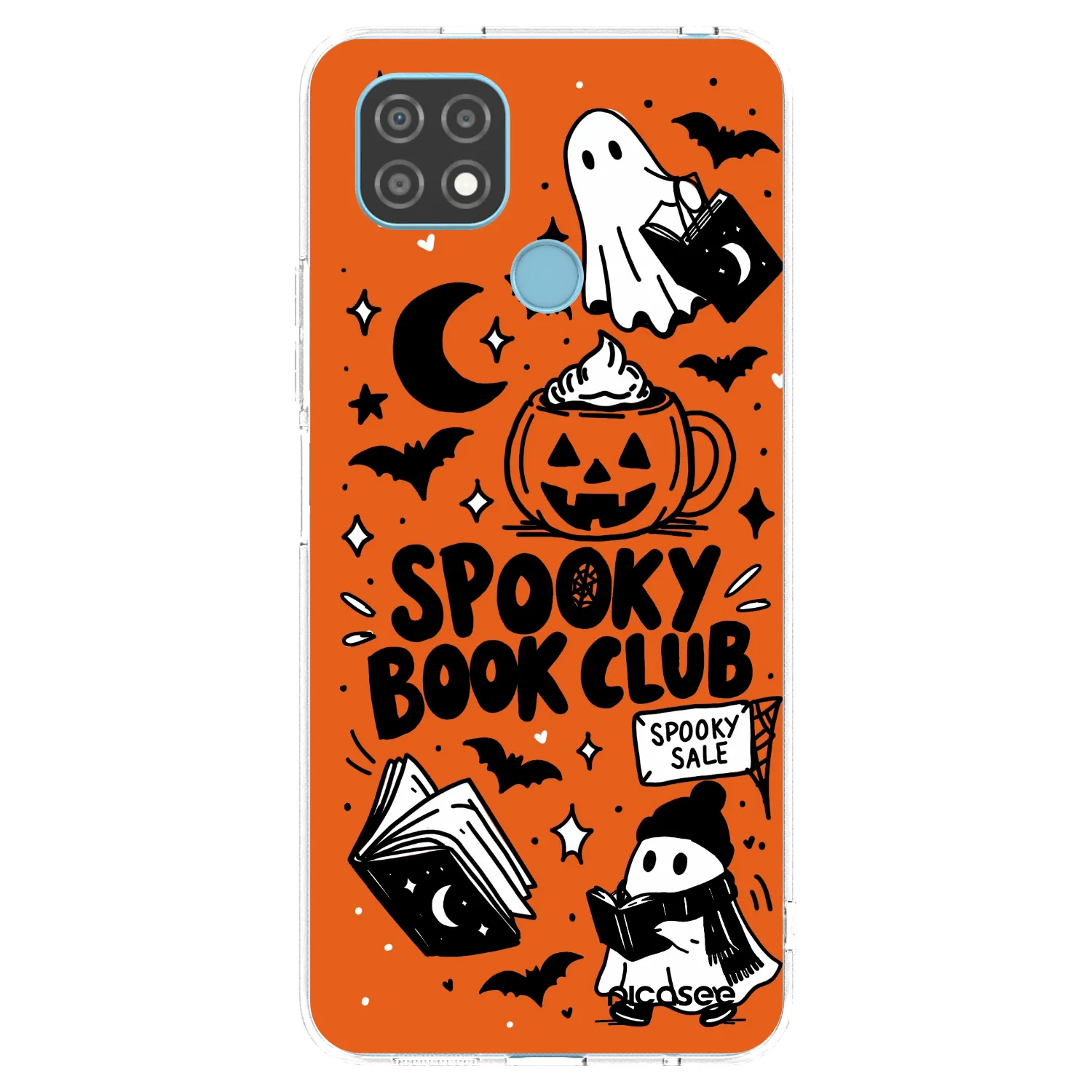 Picasee Realme C21 Hülle - Transparentes Silikon - Spooky book club