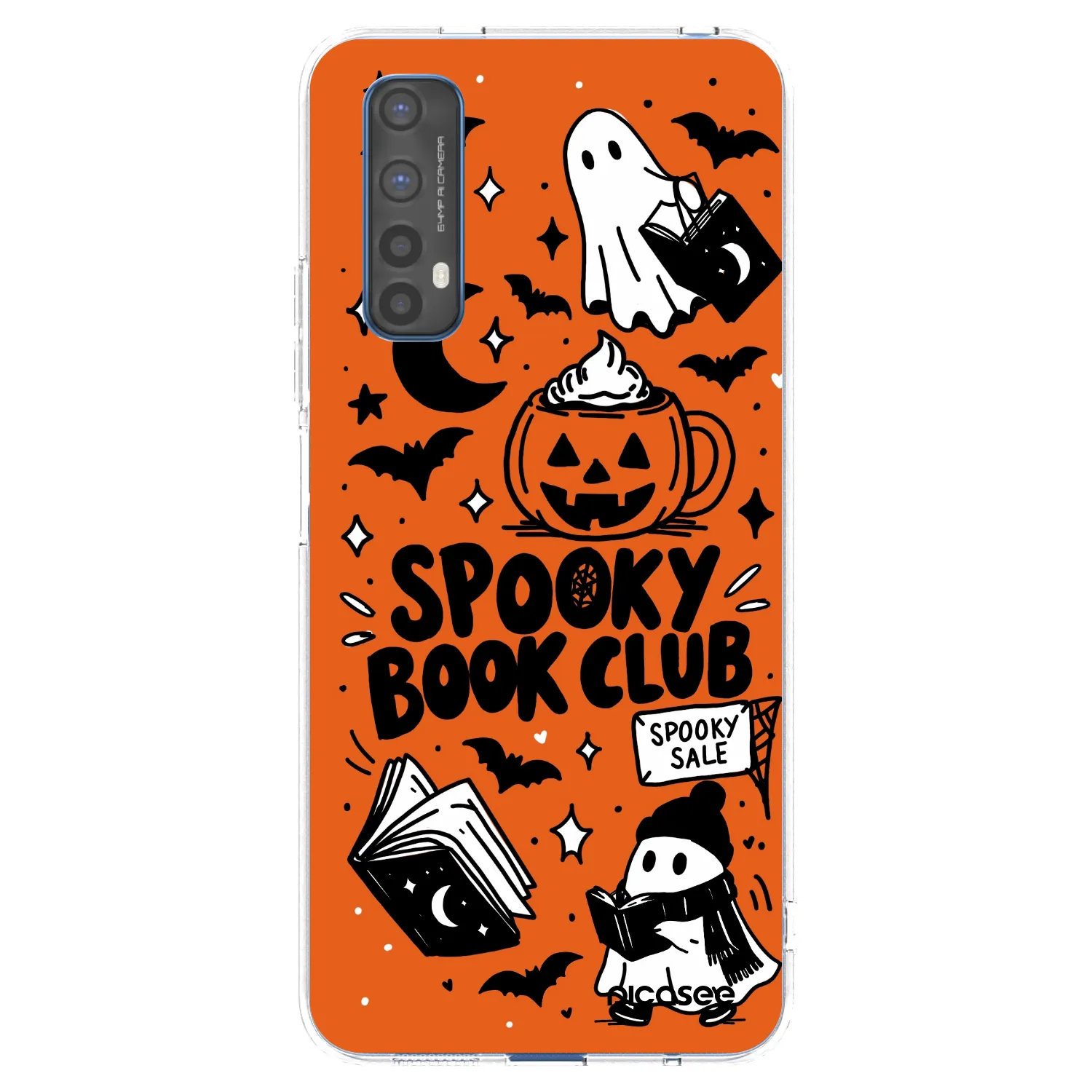 Picasee Realme 7 Hülle - Transparentes Silikon - Spooky book club
