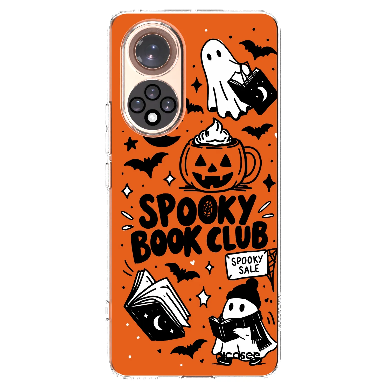 Picasee Huawei Nova 9 Hülle - Transparentes Silikon - Spooky book club