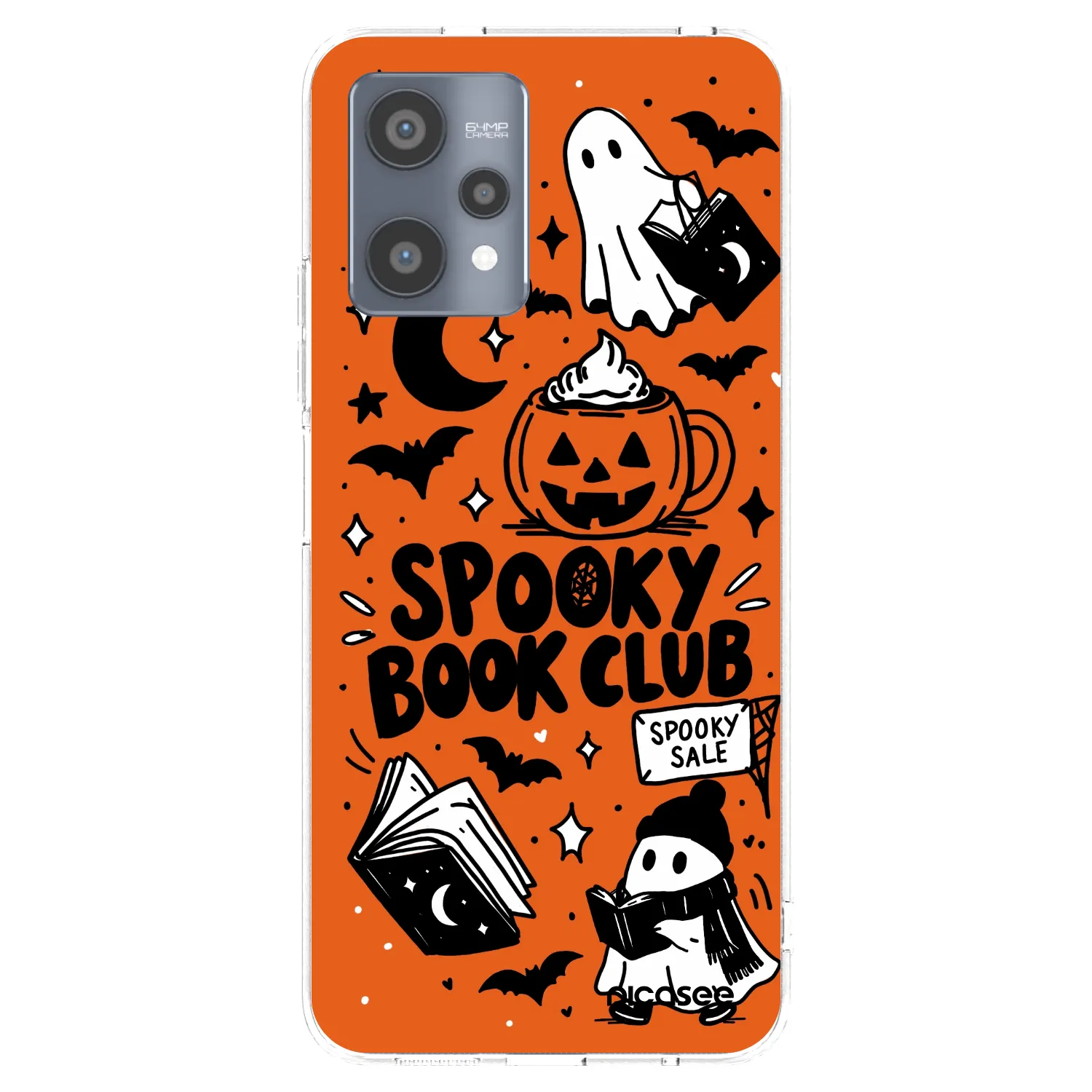 Picasee Realme 9 Pro 5G Hülle - Transparentes Silikon - Spooky book club