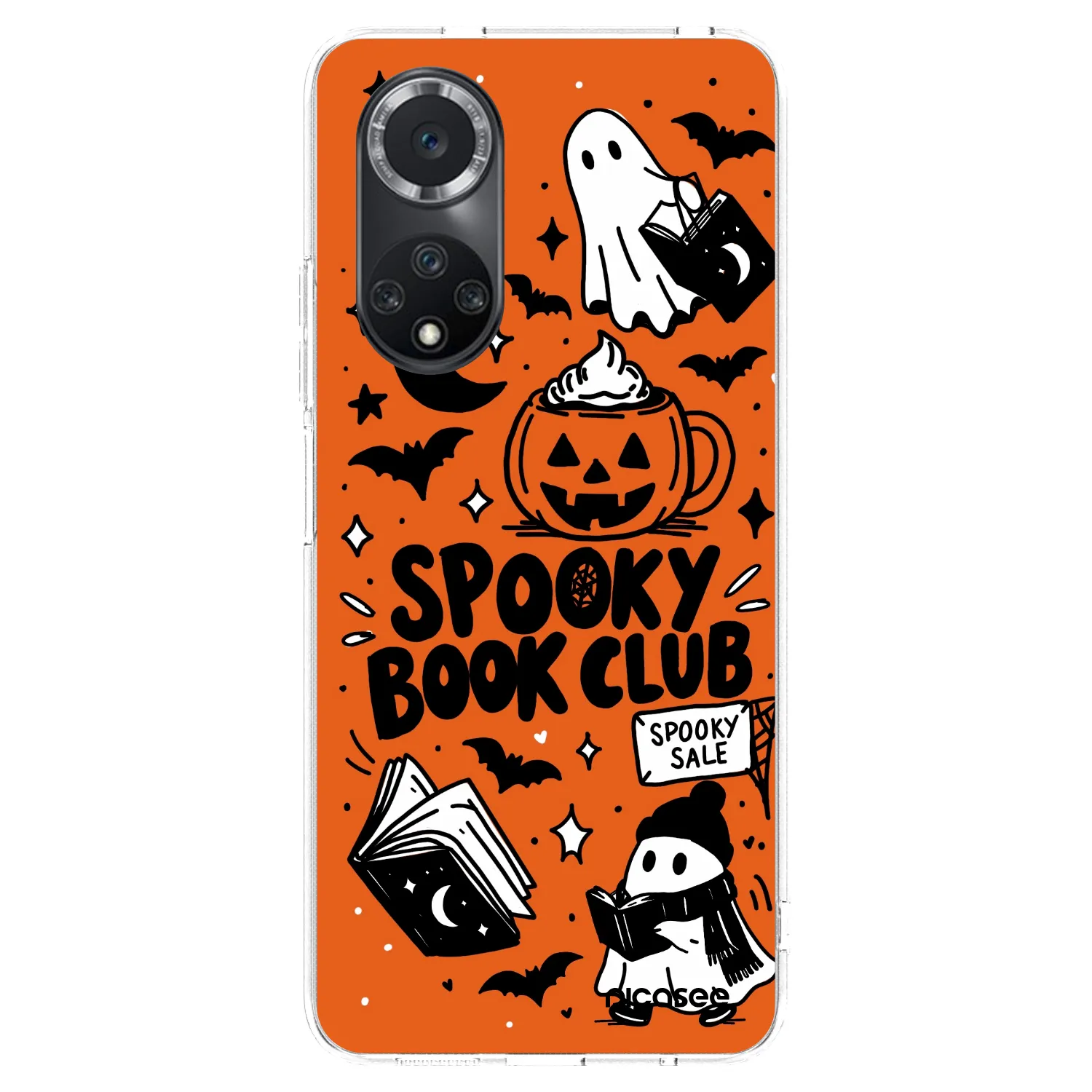 Picasee Huawei Nova 9 SE Hülle - Transparentes Silikon - Spooky book club