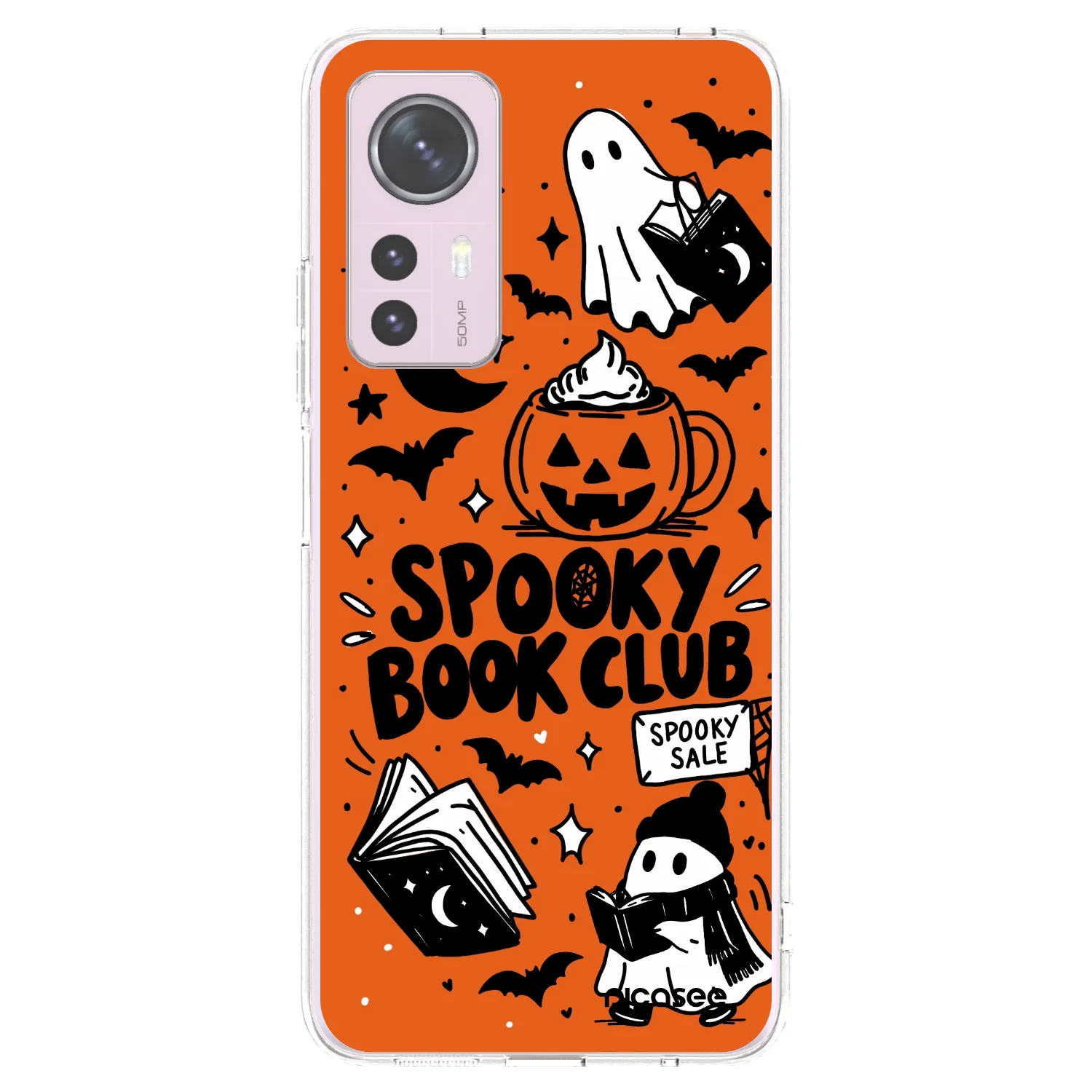 Picasee Xiaomi 12 Hülle - Transparentes Silikon - Spooky book club